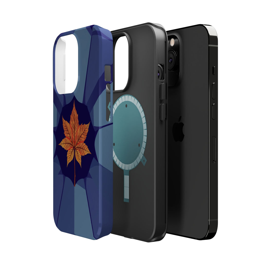 iPhone Autumn Maple Abstract Geometric Slim Everyday Designer Case · iPhone Case