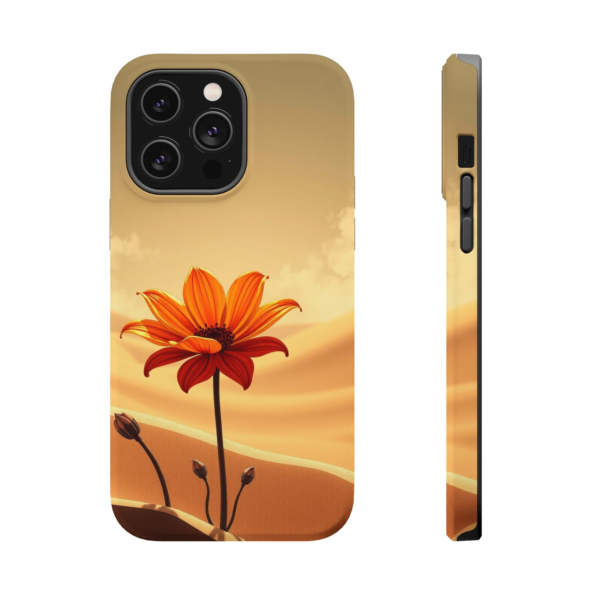 iPhone Neon Floral Dark Gothic Ink Bold Modern Everyday Snap Case · iPhone Case