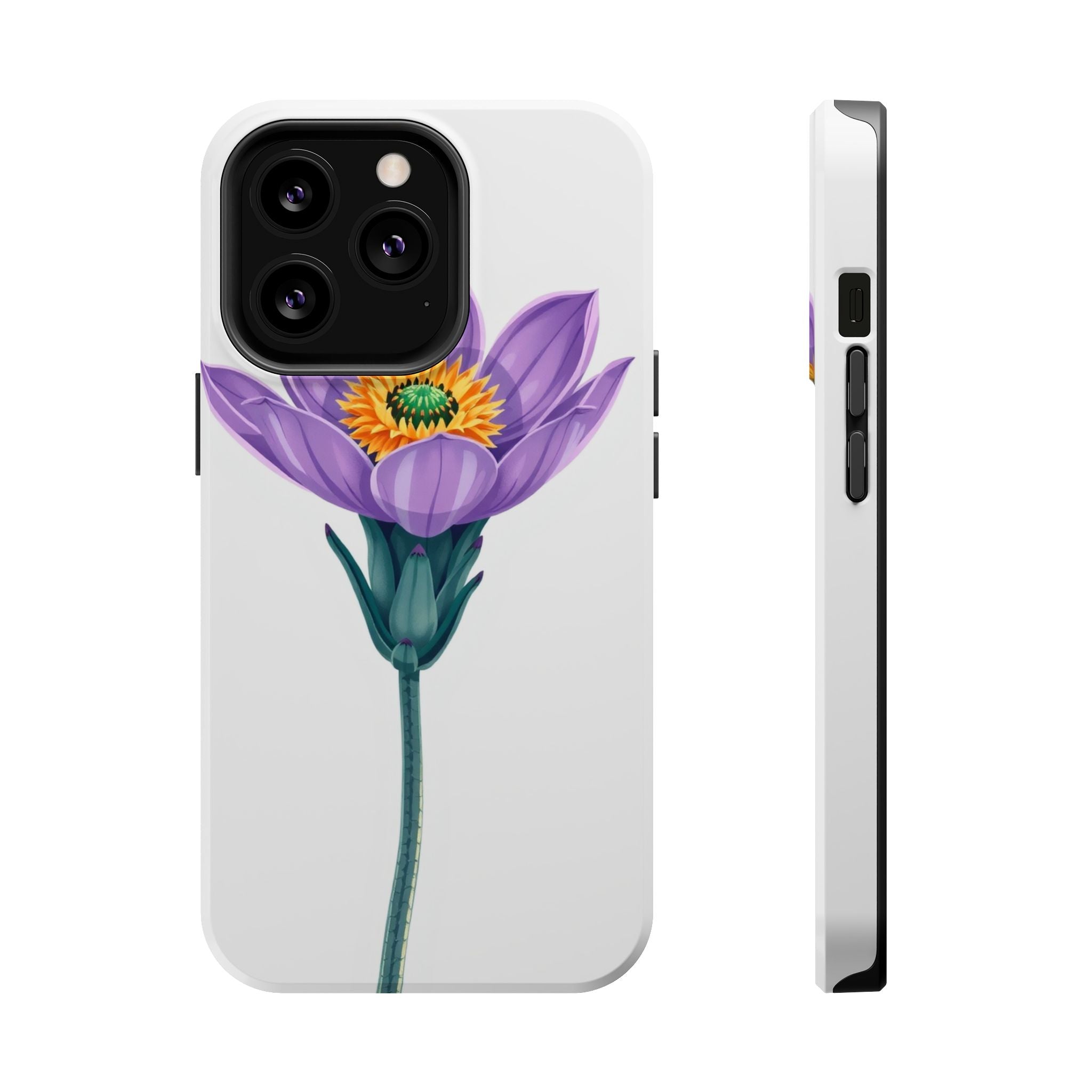 iPhone Indigo And Violet Desert Flower Slim Everyday Designer Case · iPhone Case