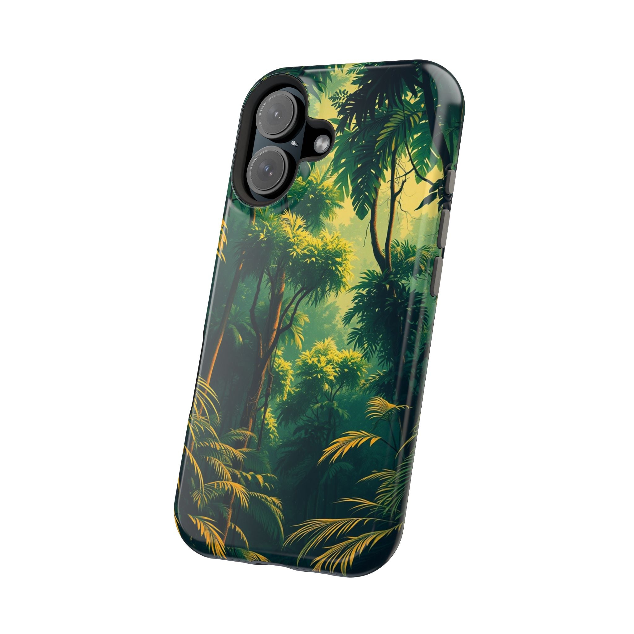 iPhone Rainforest Canopy Vintage Retro Poster Slim iPhone Everyday · iPhone Case
