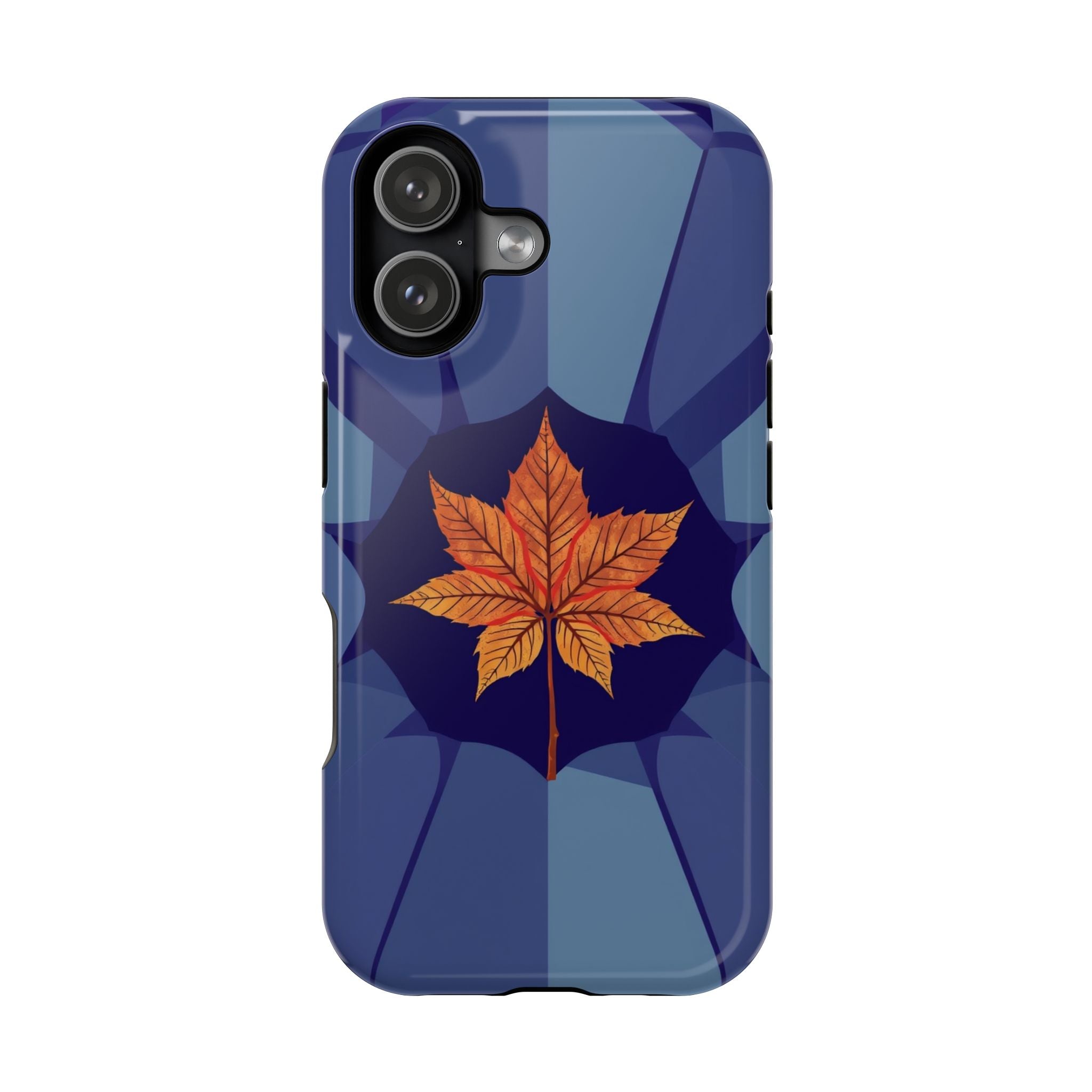 iPhone Autumn Maple Abstract Geometric Slim Everyday Designer Case · iPhone Case