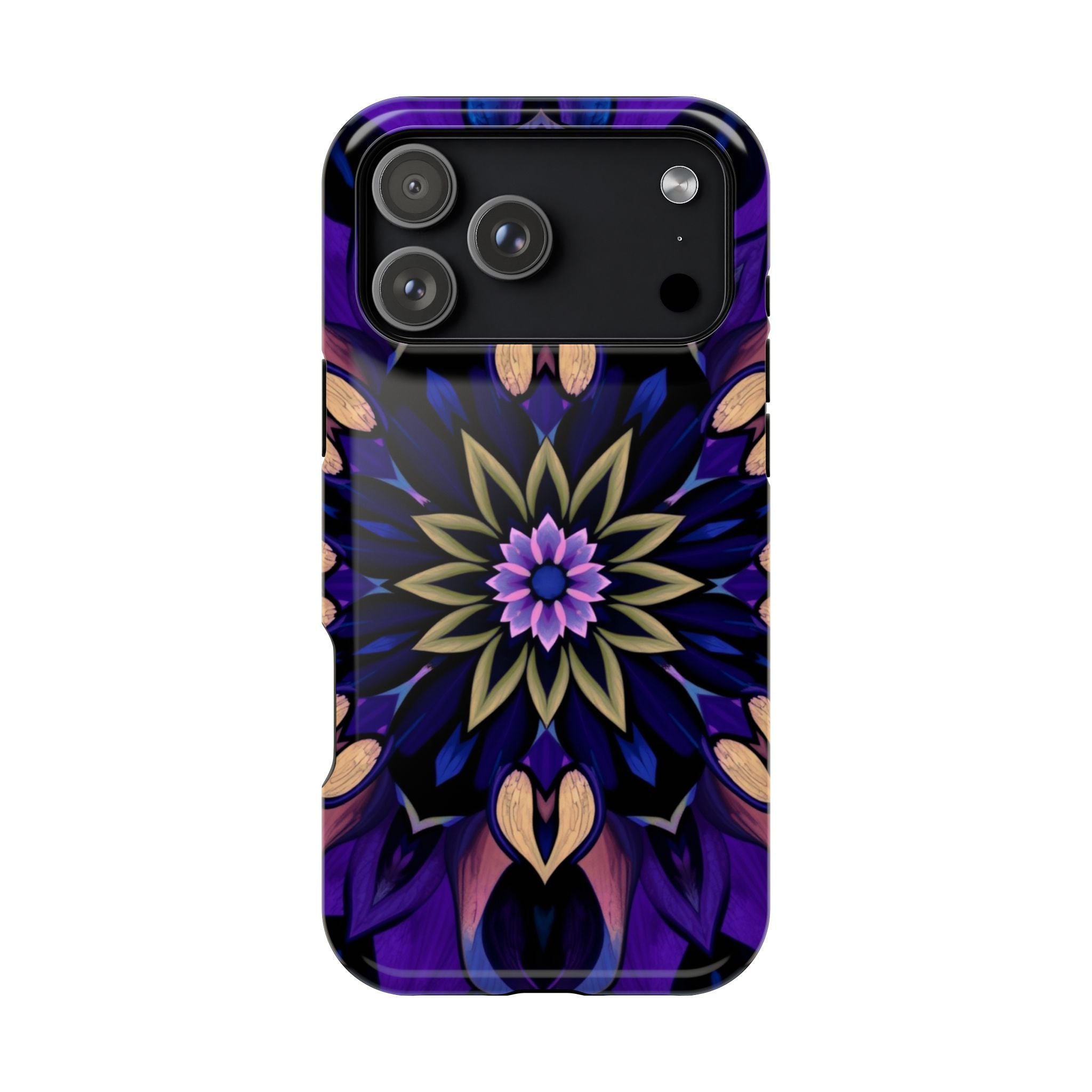 iPhone Floral Mandala Mystic Art Bold Modern Everyday Snap Case · iPhone Case