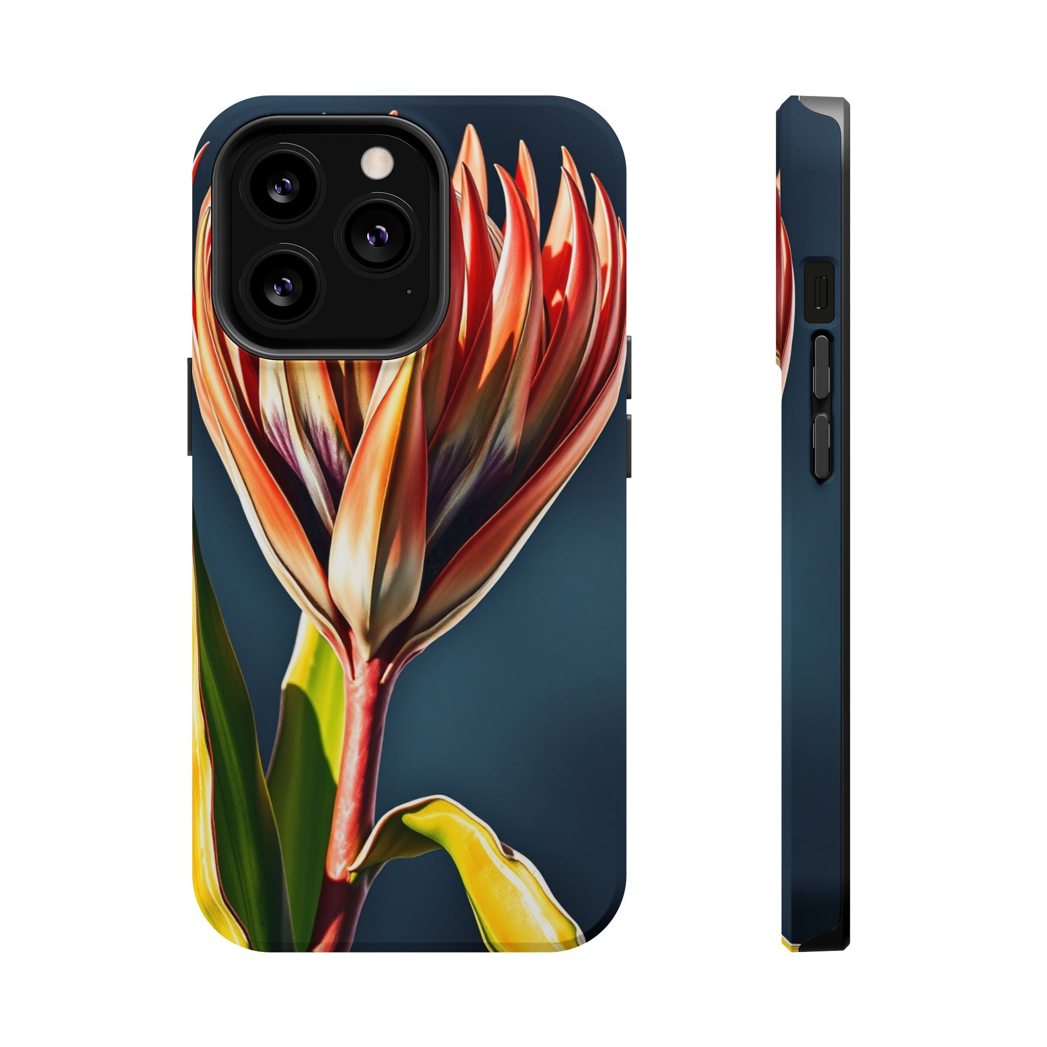iPhone Protea Bold Vibrant Watercolor Slim Snap Case Ga · iPhone Case