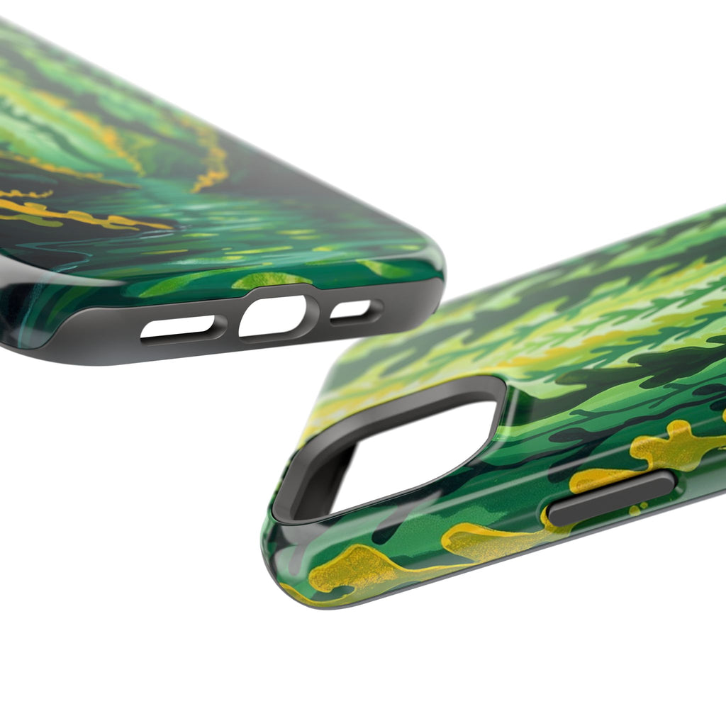 iPhone Kelp Forest Oil Painting Impressionist Slim iPhone Everyday · iPhone Case