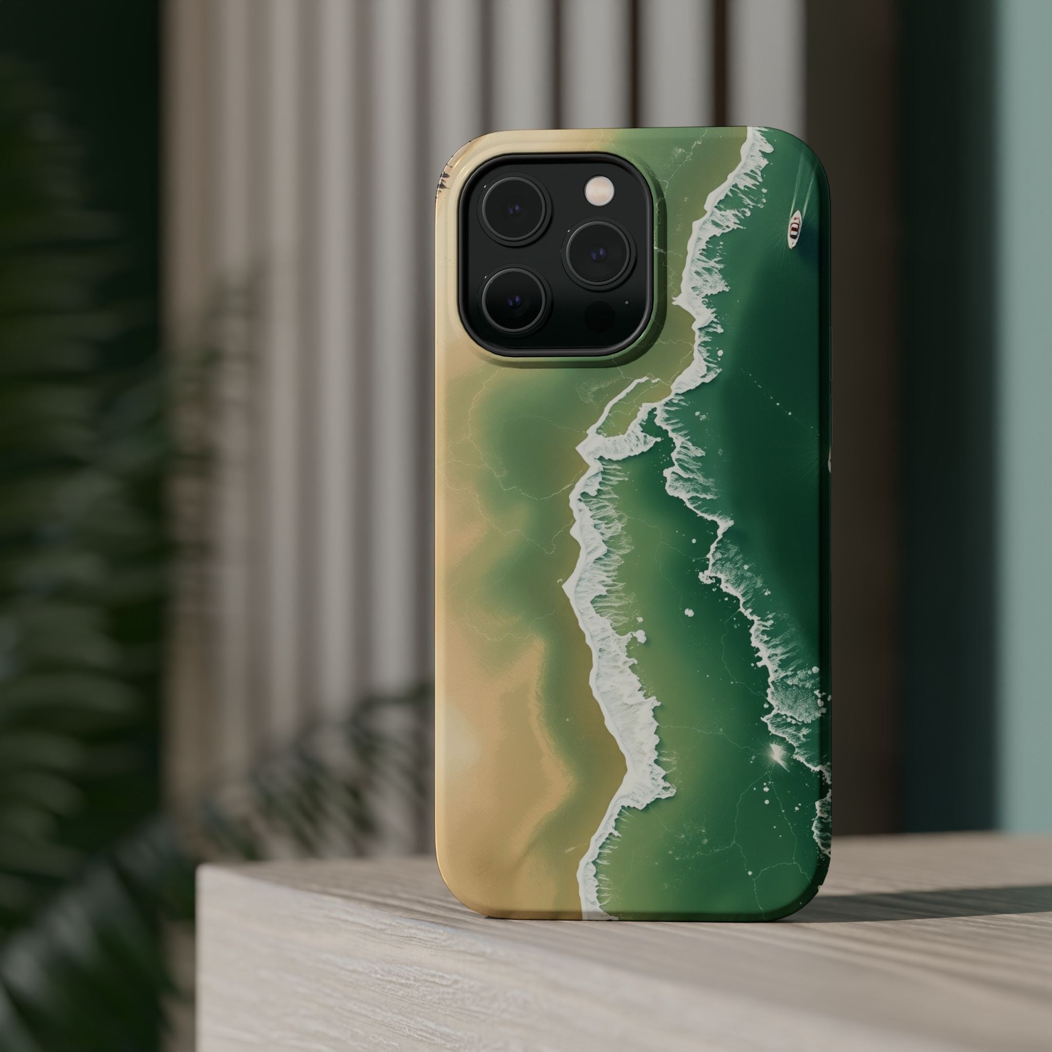 iPhone Shoreline Aerial Bold Art Bold Modern Everyday Snap Case · iPhone Case