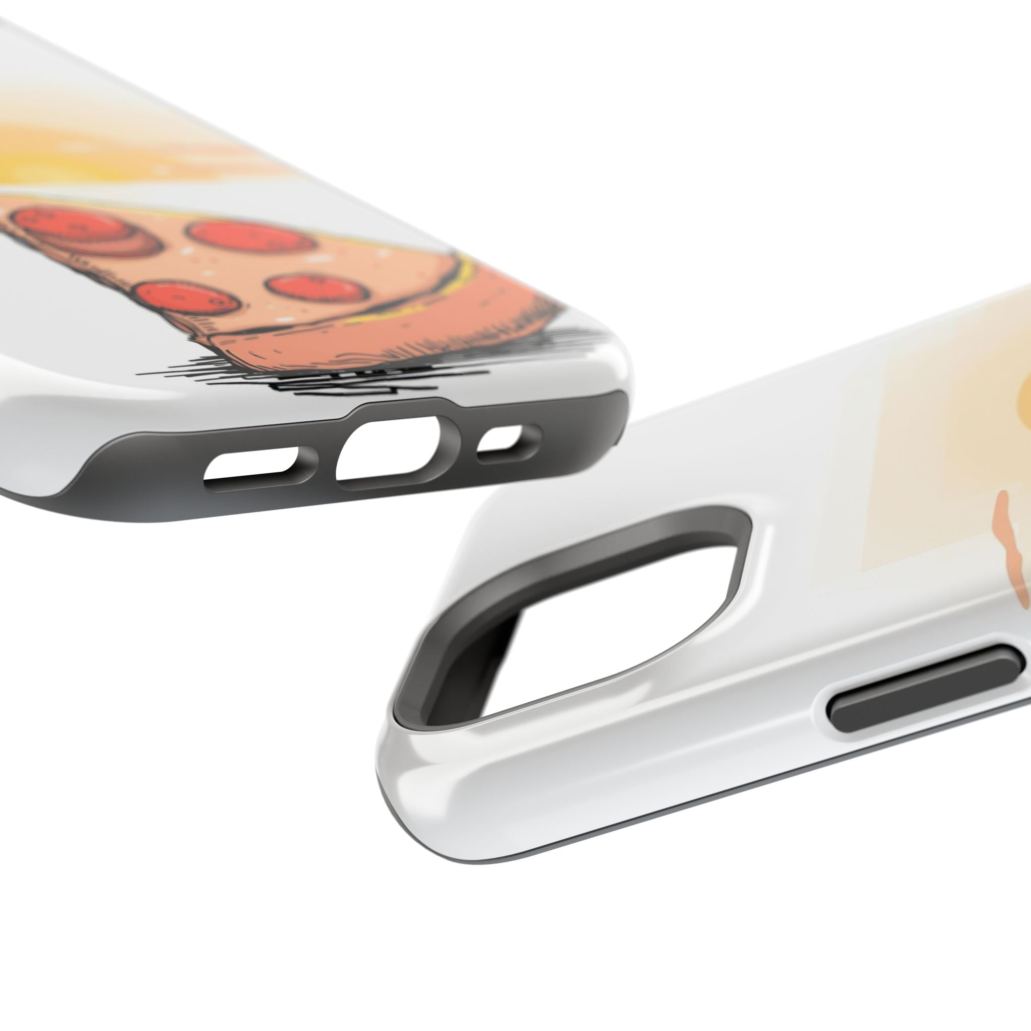 iPhone Earthy Pizza Slice Sunset Design Slim Everyday Designer Case · iPhone Cas