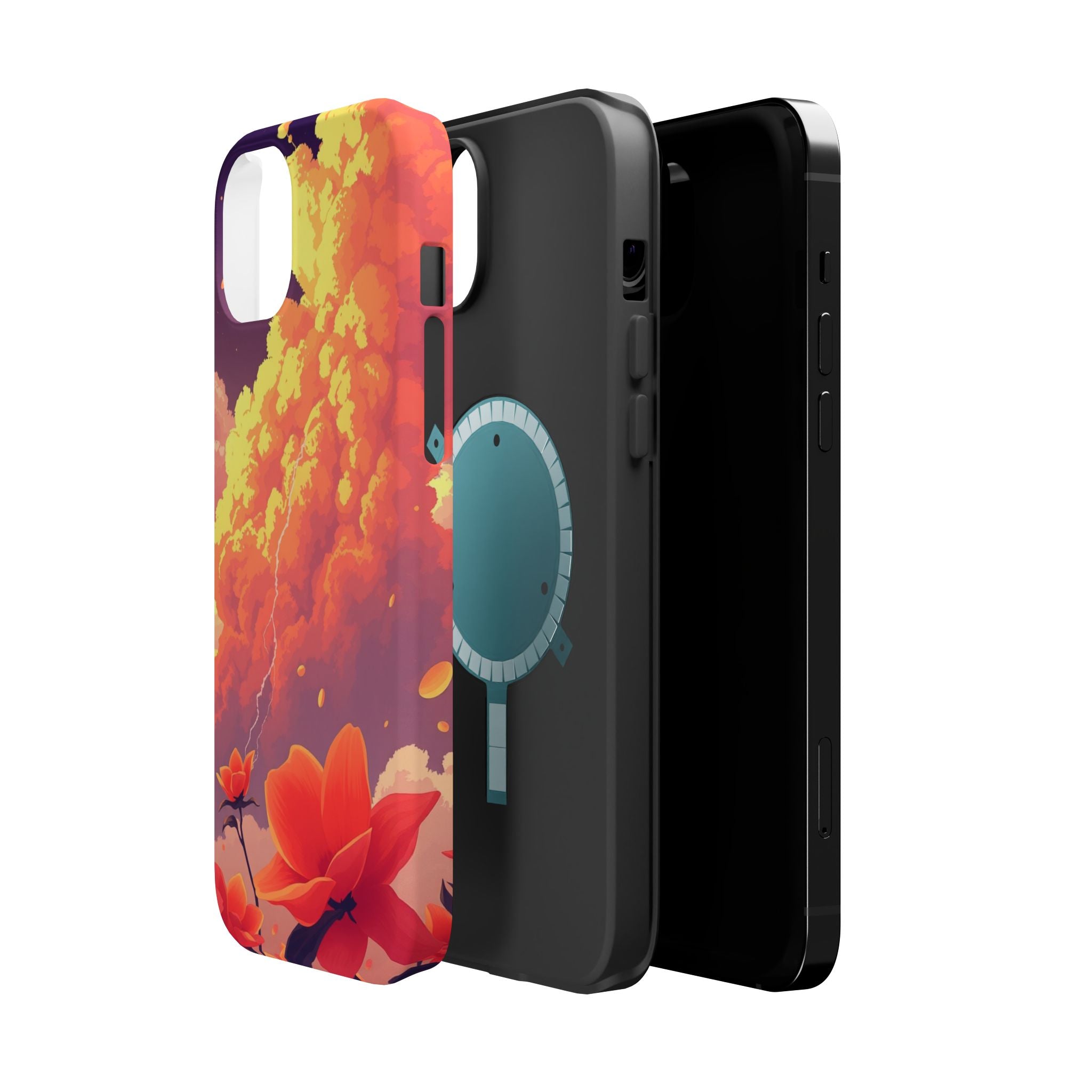 iPhone Sunset Amber And Peach Petal Storm Slim iPhone Everyday Designer · iPhone