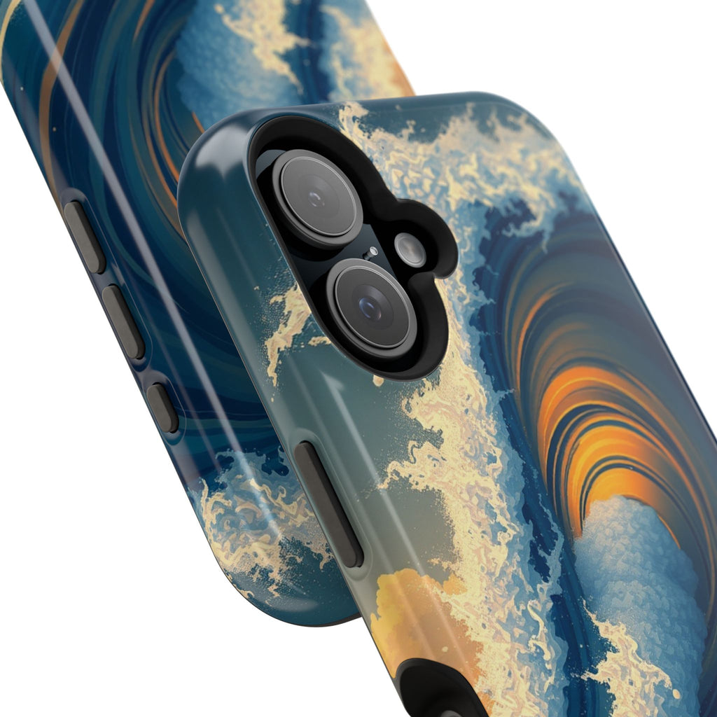 iPhone Ocean Wave Crash Dark Academia Slim Everyday Designer Case · iPhone Case