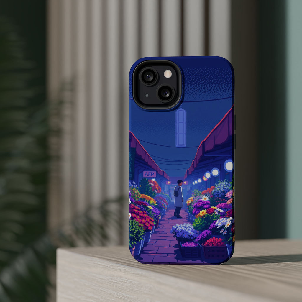 iPhone Flower Market Electric Art Bold Modern Everyday Snap Case · iPhone Case