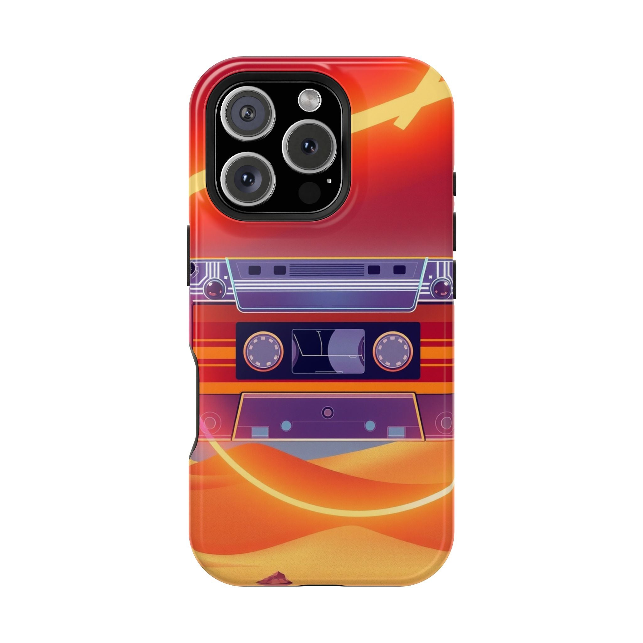 iPhone Cassette Tape Rewind Bold Art Slim Everyday Designer Case · iPhone Case