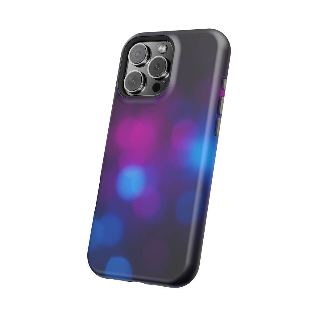 iPhone Cyan And Magenta Pixel Blur Bold Modern Everyday Snap Case · iPhone Case