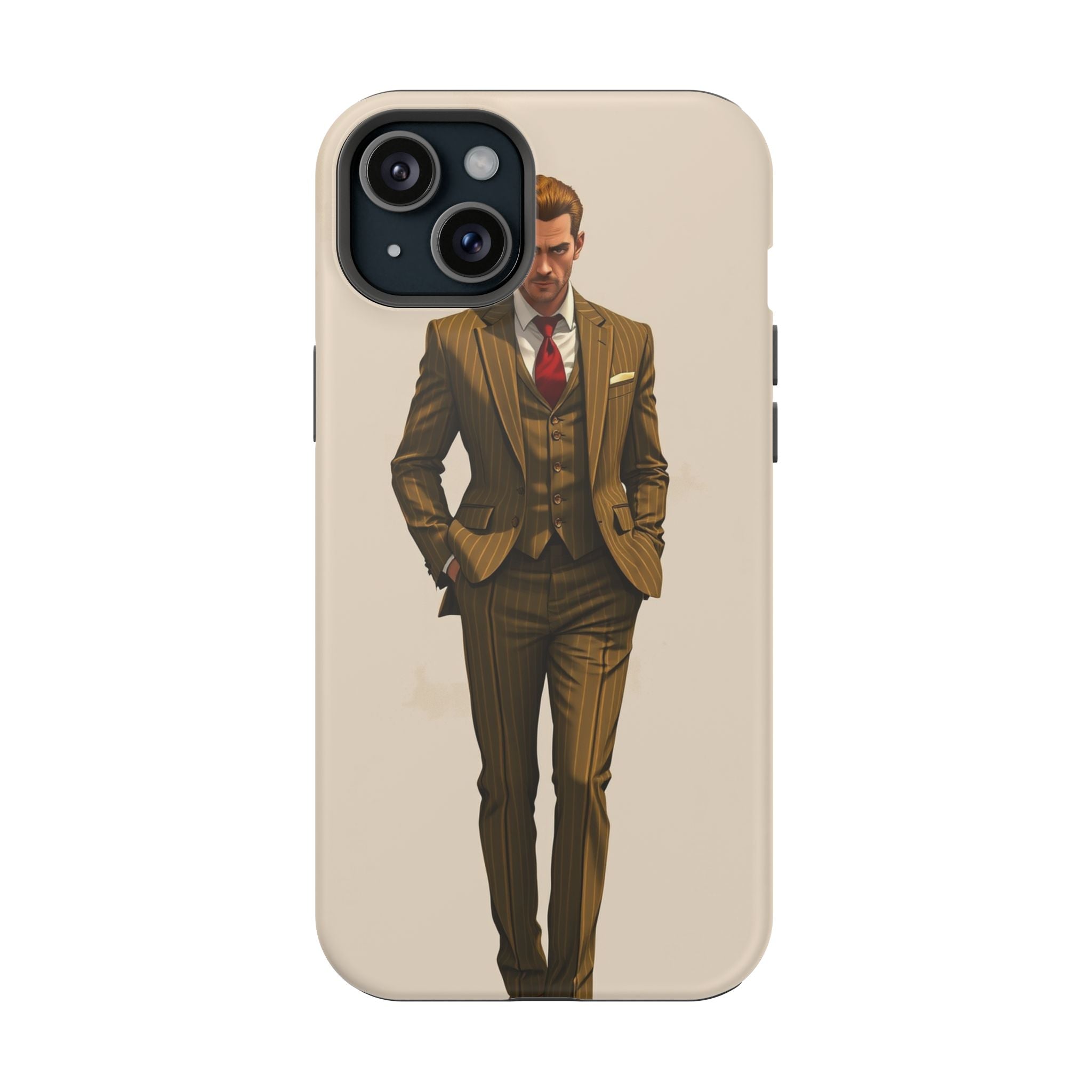 iPhone Pinstripe Suit Grunge Distressed Slim Everyday Designer Case · iPhone Cas