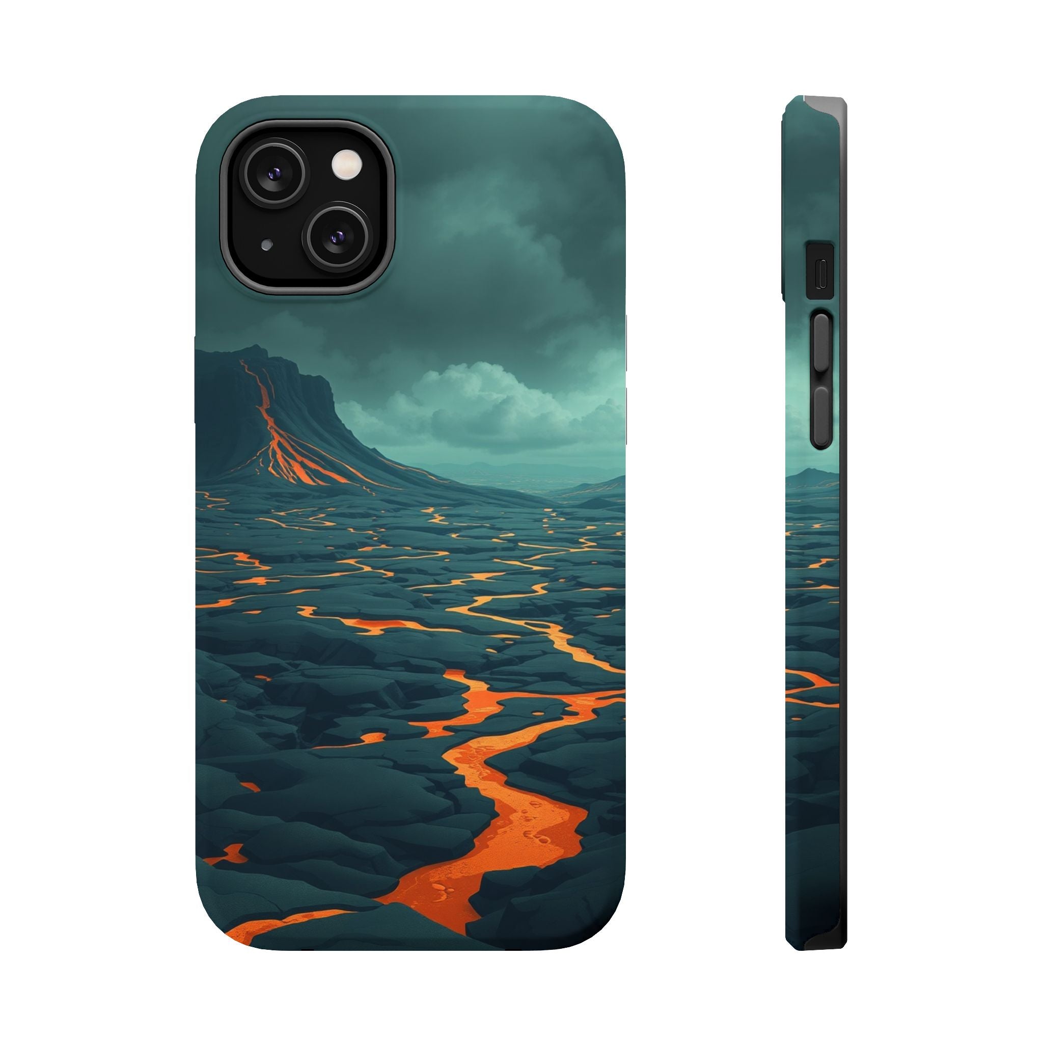 iPhone Radiant Lava Field Design 18 Slim Everyday Designer Case · iPhone Case