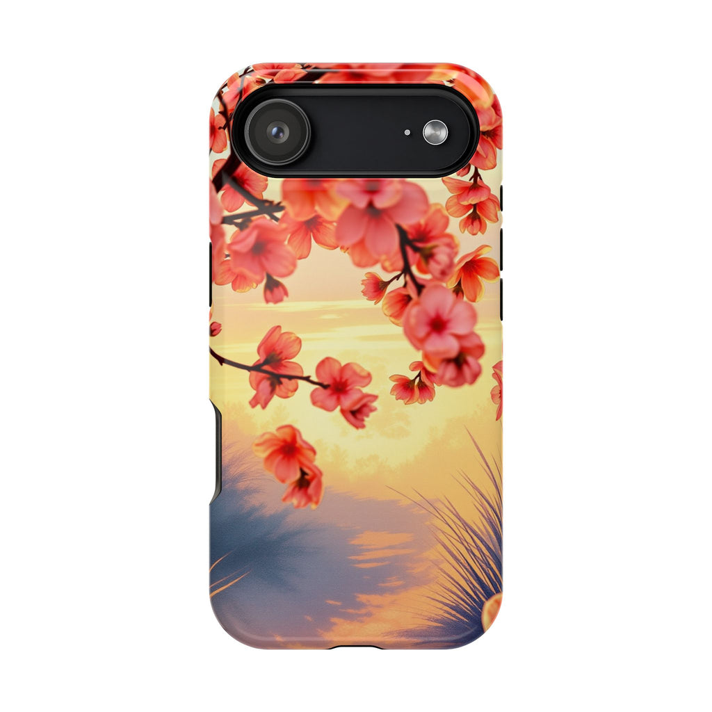 iPhone Sunset Amber And Peach Blossom Trail Slim Snap Cas Carry Case · iPhone Ca