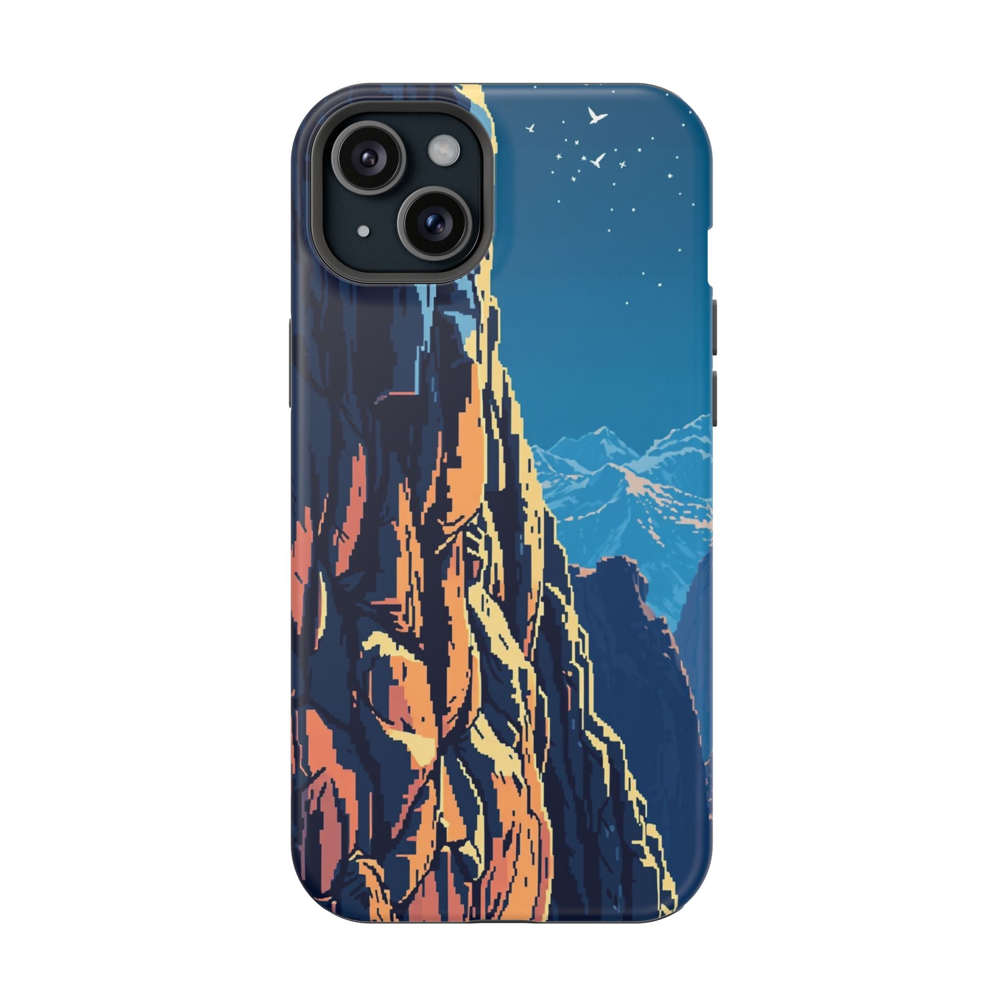 iPhone Midnight Blue And Silver Canyon Wall Slim iPhone Everyday · iPhone Case