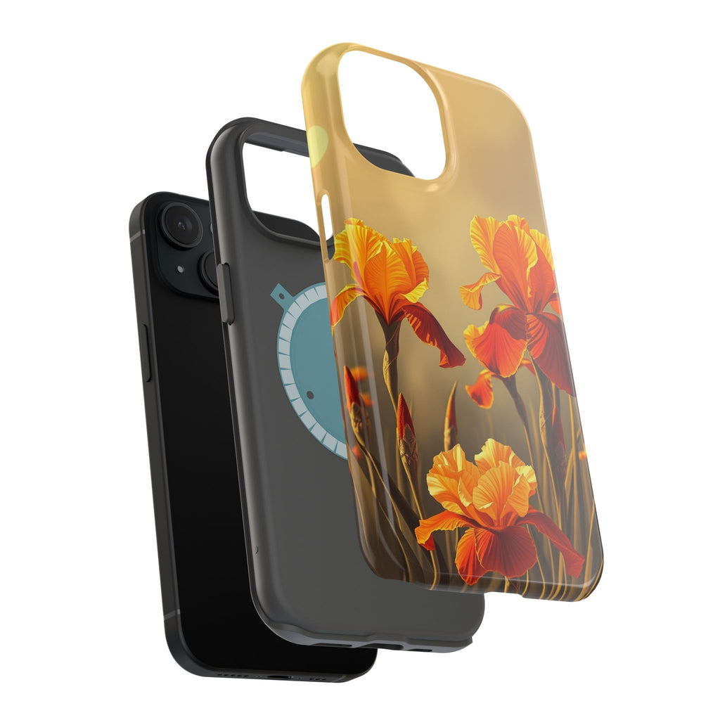 iPhone Iris Garden Gold Foil Luxury Slim Everyday Designer Case · iPhone Case