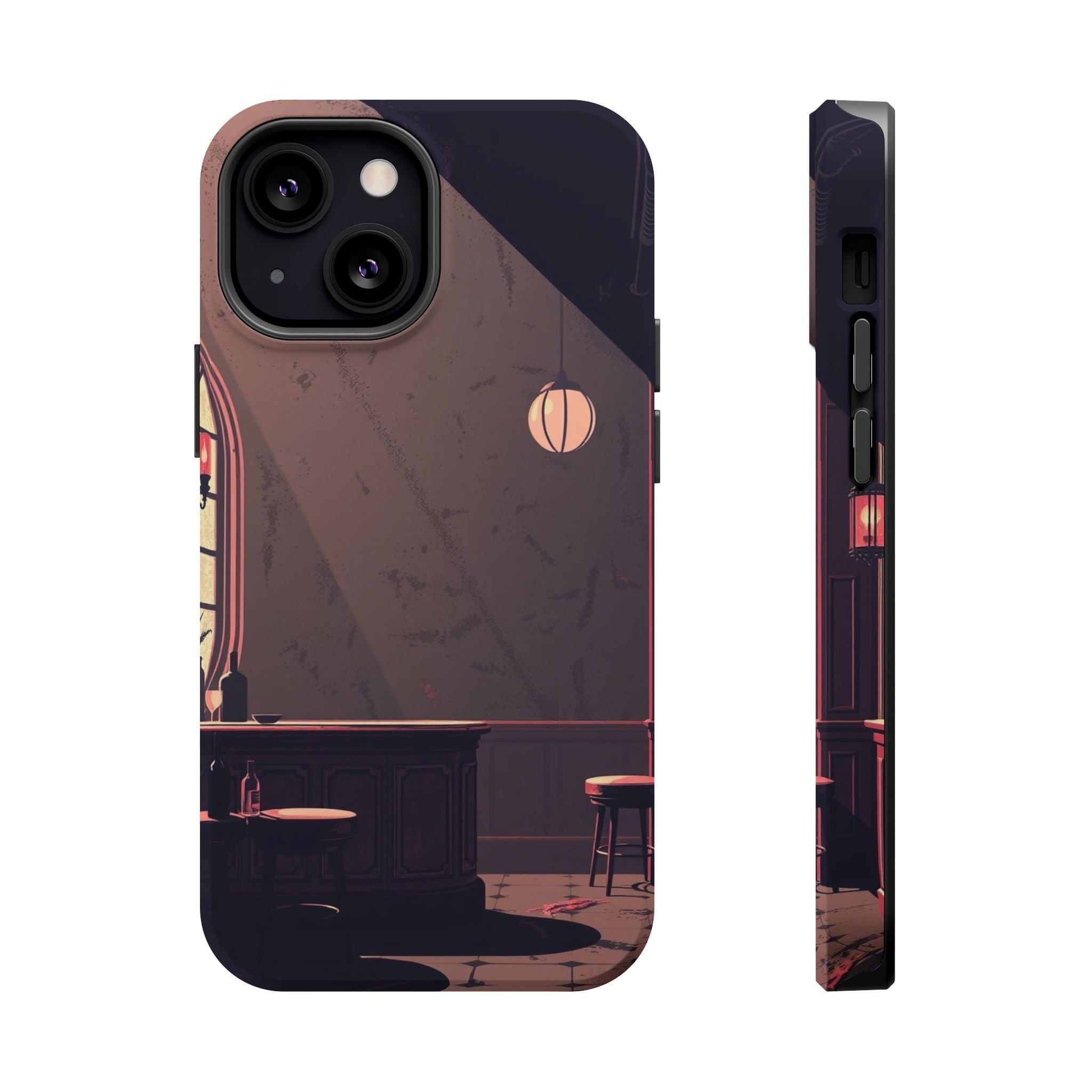iPhone Speakeasy Dark Grunge Distressed Slim Everyday Designer Case · iPhone Cas