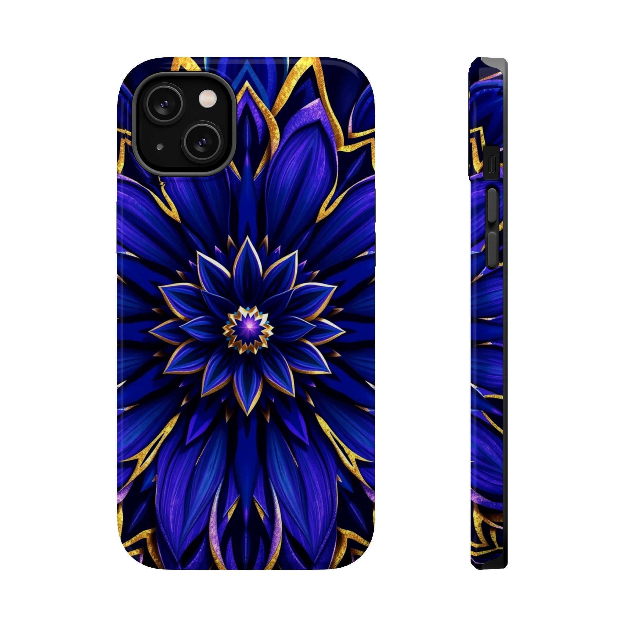 iPhone Floral Mandala Electric Art 14 Slim Everyday Designer Case · iPhone Case
