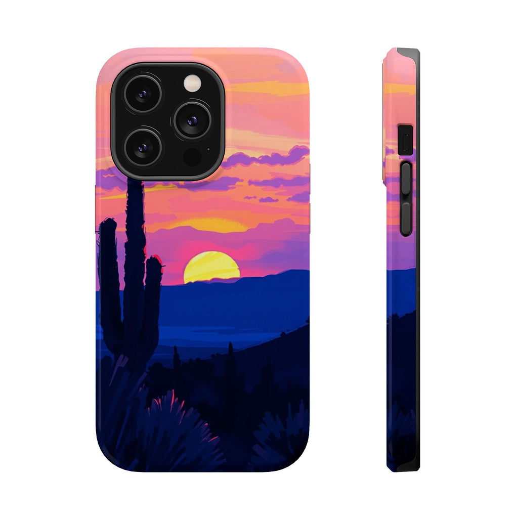 iPhone Mesa Sunset Oil Painting Impressionist Slim iPhone Everyday · iPhone Case