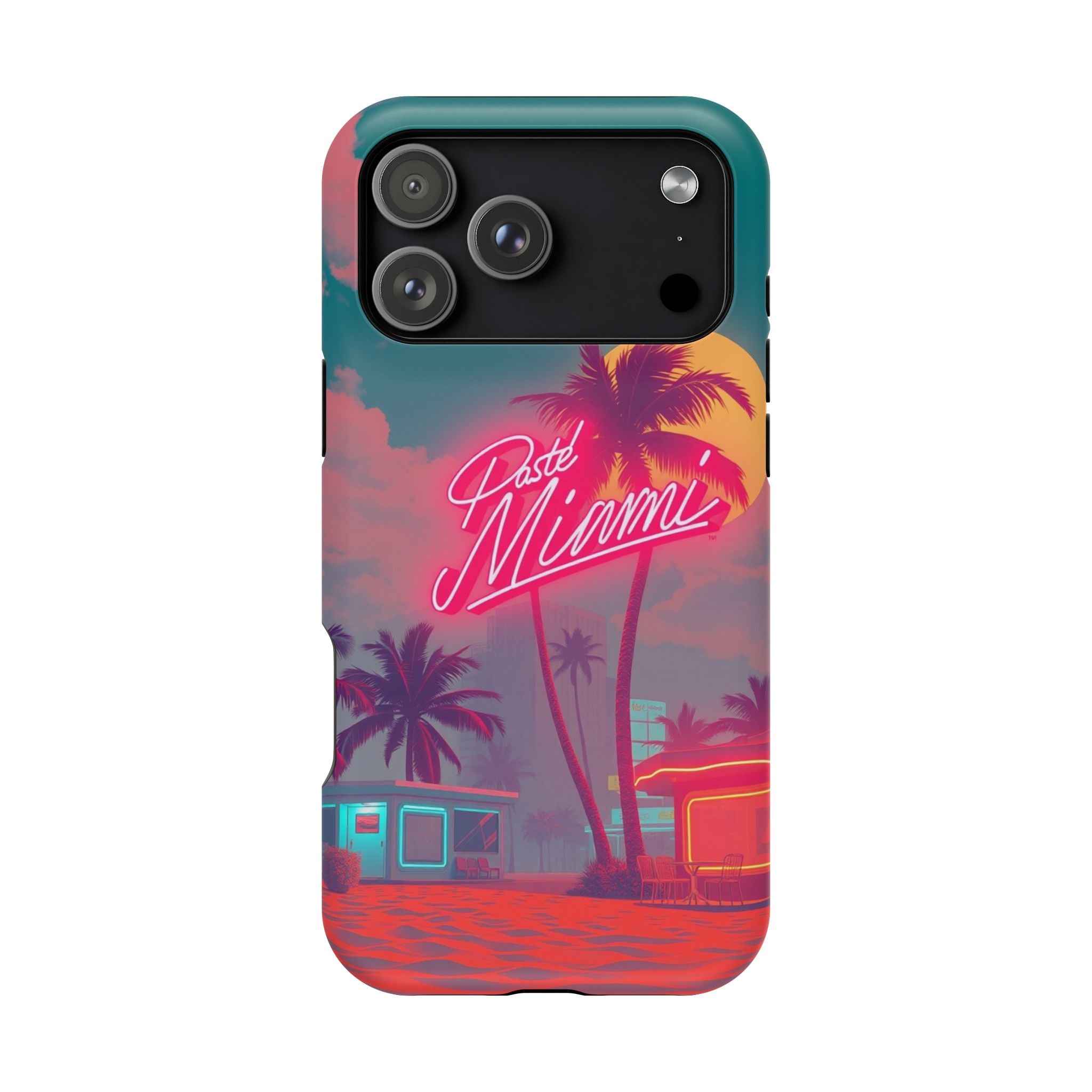 iPhone 1980s Pastel Miami Enchanted Art Slim Everyday Designer Case · iPhone Cas