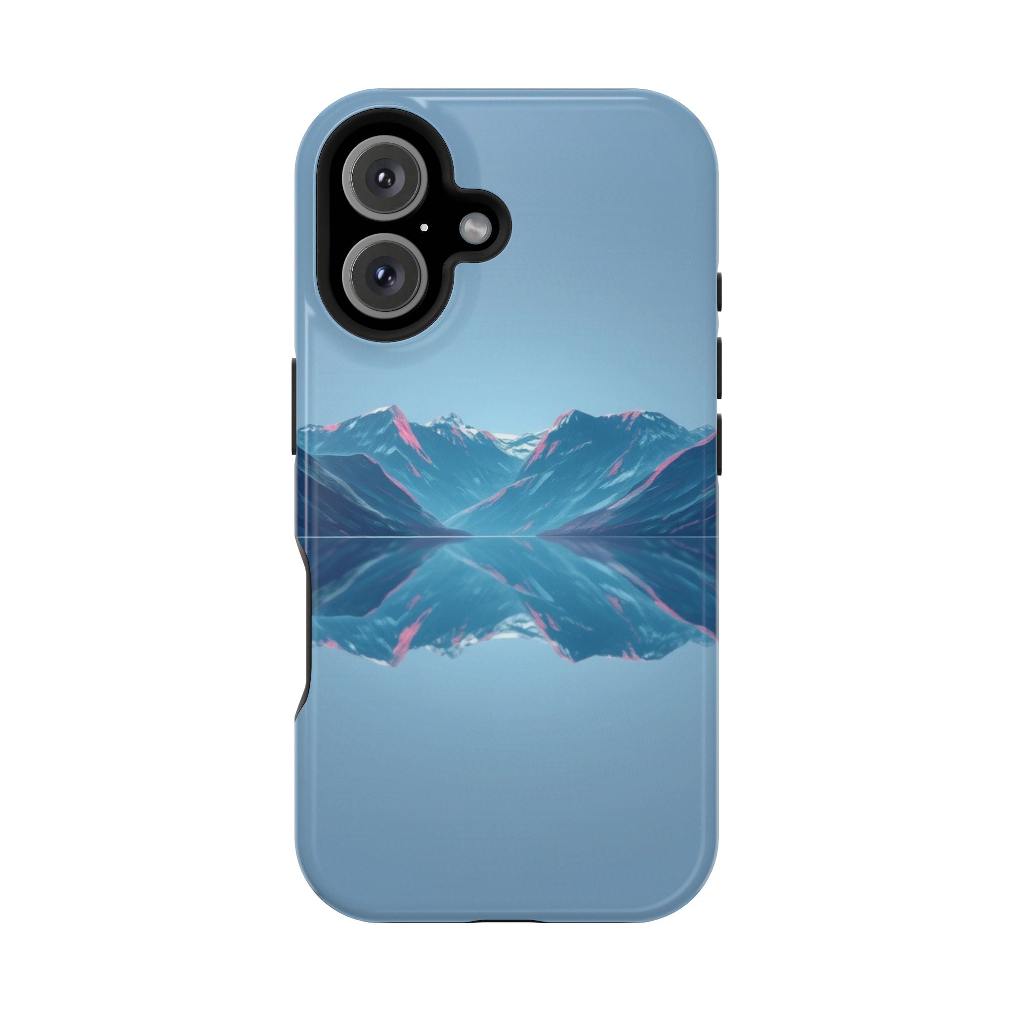 iPhone Fjord Reflection Mystic Art Bold Modern Everyday Snap Case · iPhone Case