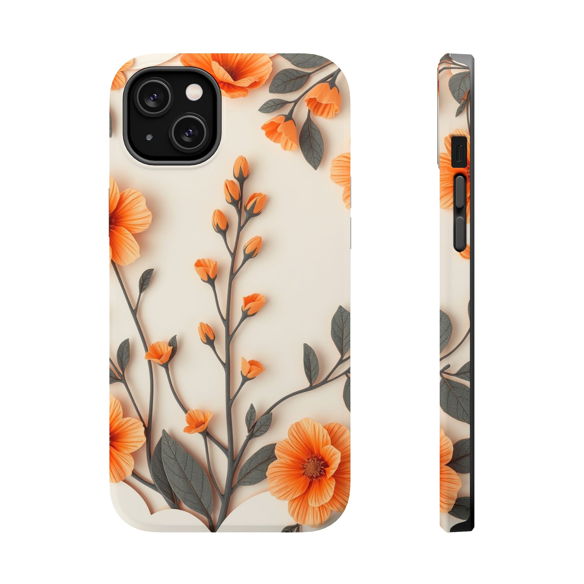 iPhone Vintage Botanical Print Paper Cut Art Slim iPhone Everyday · iPhone Case