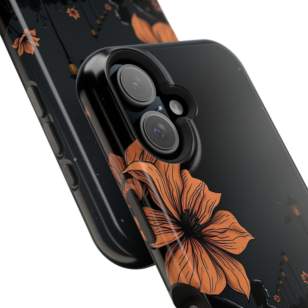 iPhone Night Bloomer Electric Art Bold Modern Everyday Snap Case · iPhone Case