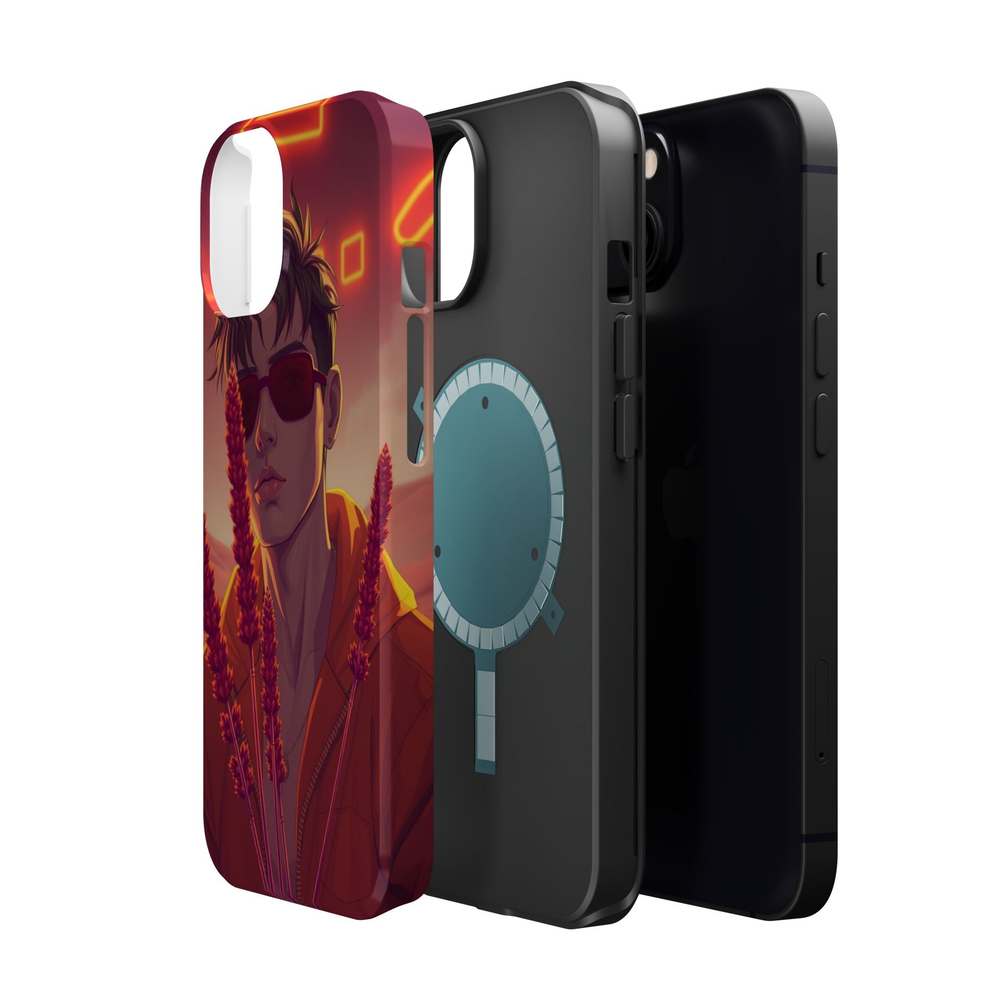 iPhone Lavender Haze Neon Cyberpunk Slim Everyday Designer Case · iPhone Case