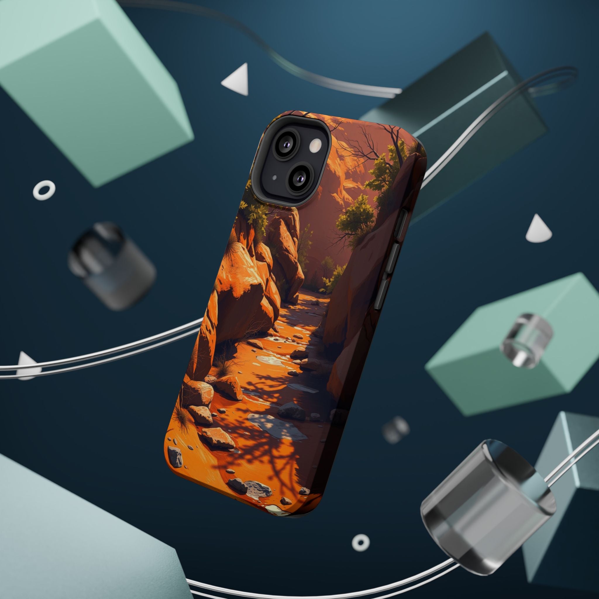 iPhone Spring Creek Bold Art Slim Everyday Designer Case · iPhone Case