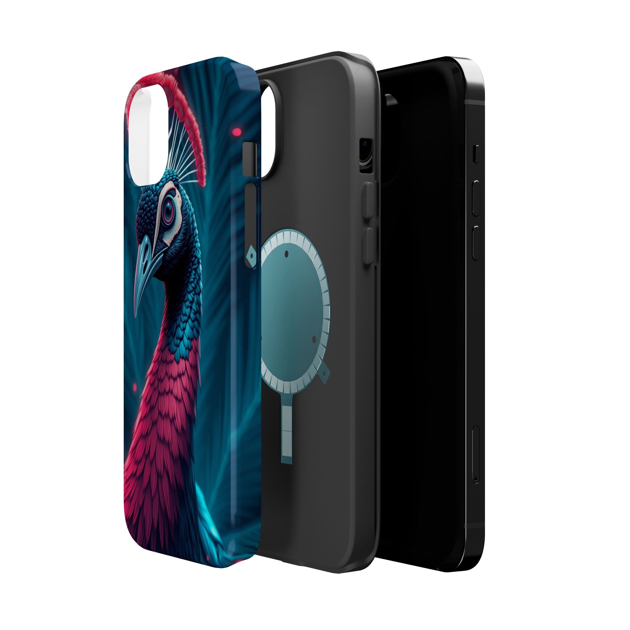 iPhone Nouveau Peacock Electric Art Slim Everyday Designer Case · iPhone Case