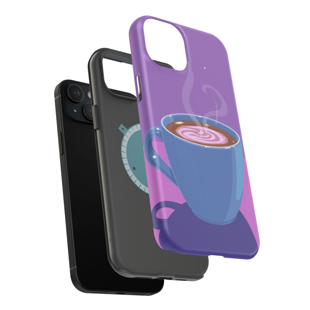 iPhone Emotional Support Coffee Pixel Art -Bit Soft Finish Everyday Case · iPhon