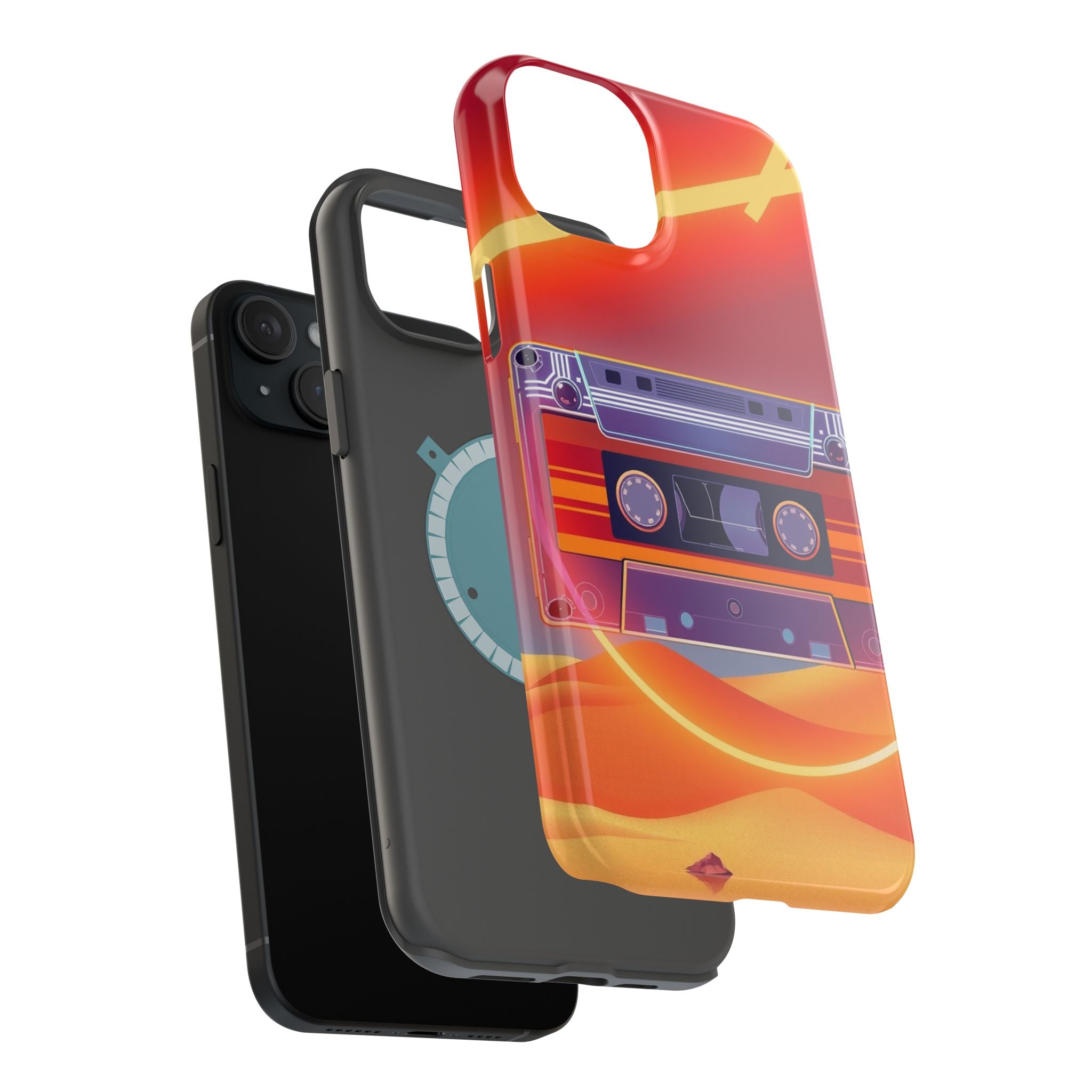 iPhone Cassette Tape Rewind Bold Art Slim Everyday Designer Case · iPhone Case