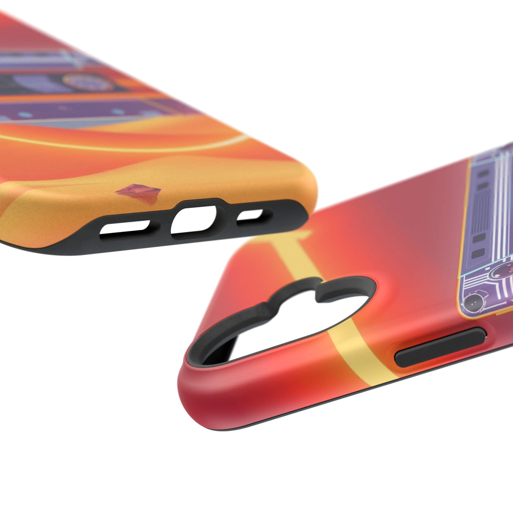 iPhone Cassette Tape Rewind Bold Art Slim Everyday Designer Case · iPhone Case