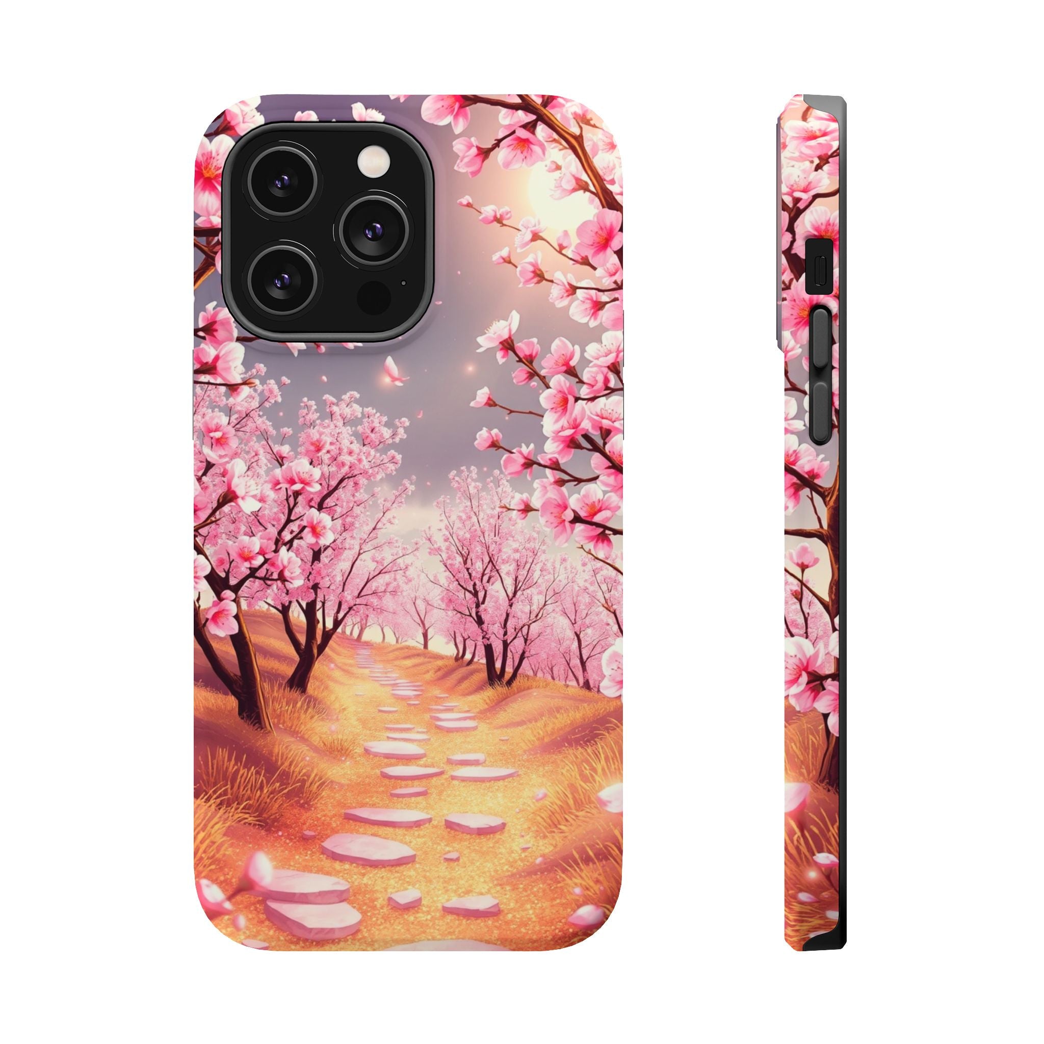 iPhone Dreamy Blossom Trail Design 14 Slim Everyday Designer Case · iPhone Case