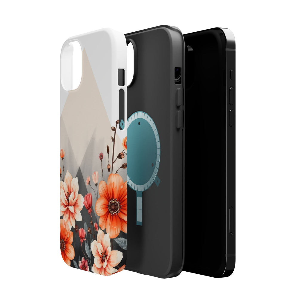 iPhone Floral Geometric Vibrant Design Slim Snap Case · iPhone Case