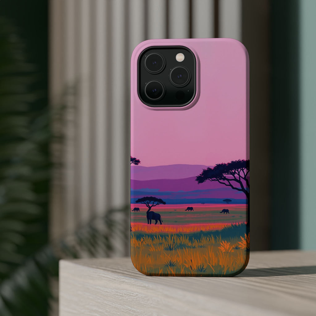 iPhone Savanna Horizon Electric Art Slim Everyday Designer Case · iPhone Case