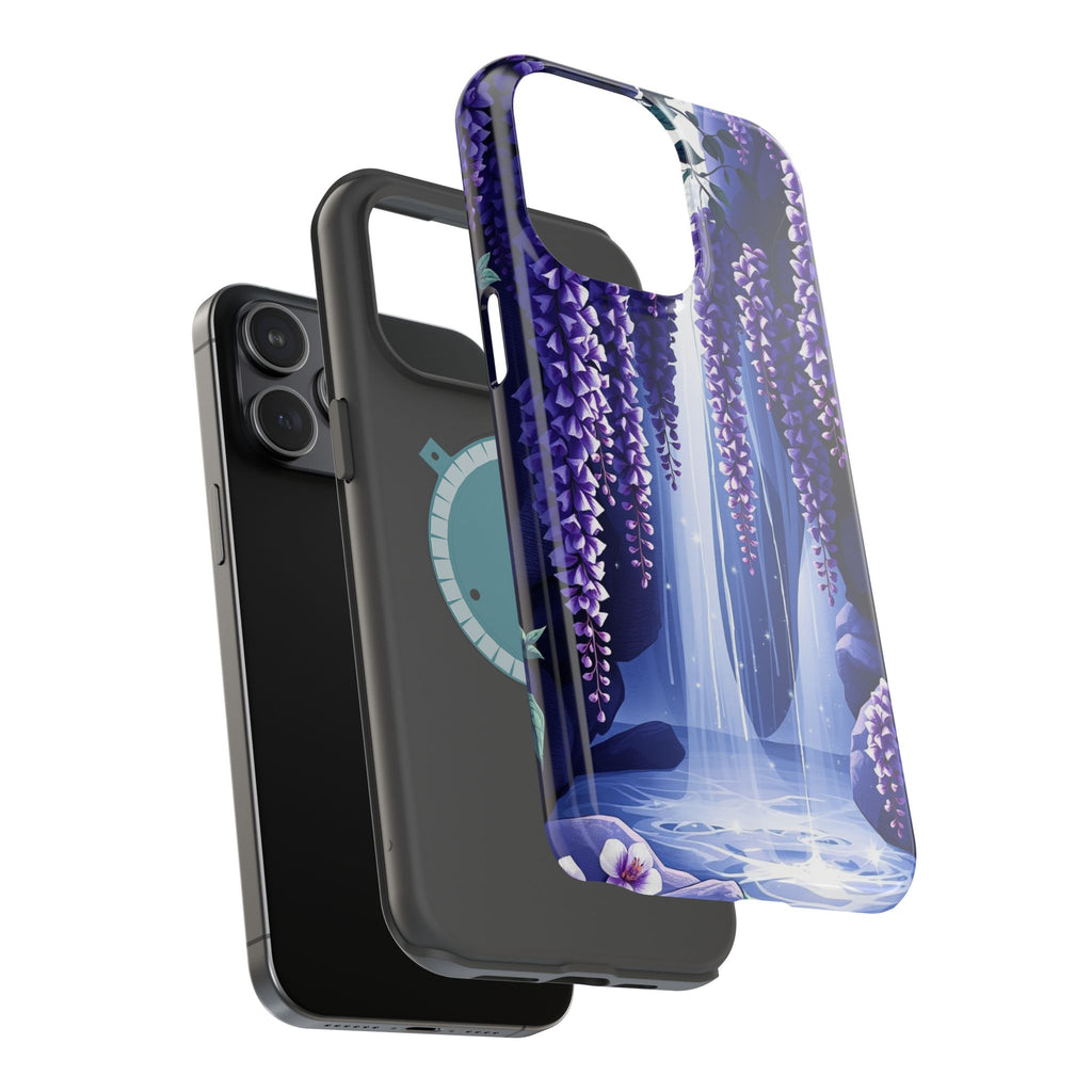 iPhone Wisteria Cascade Serene Design Slim Snap Case Ga · iPhone Case