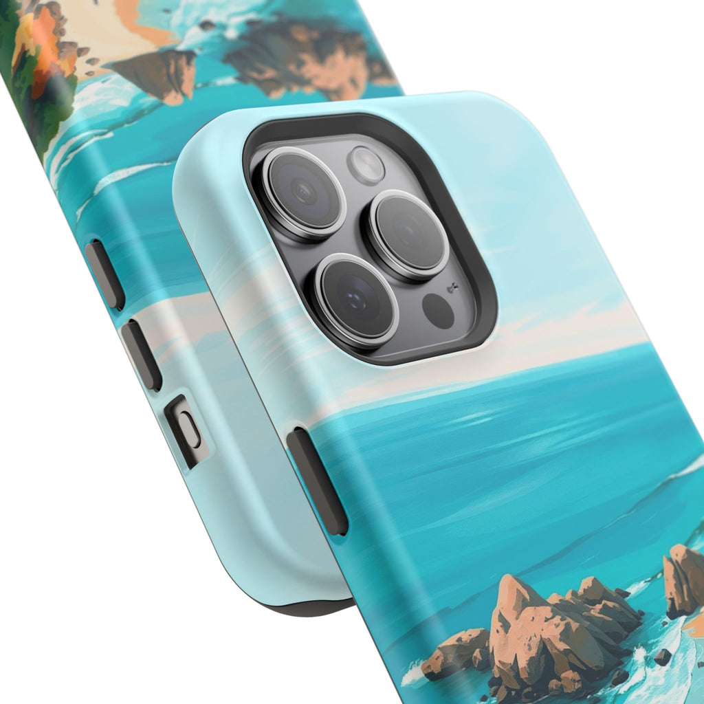 iPhone Pebble Beach Cinematic Art Bold Modern Everyday Snap Case · iPhone Case