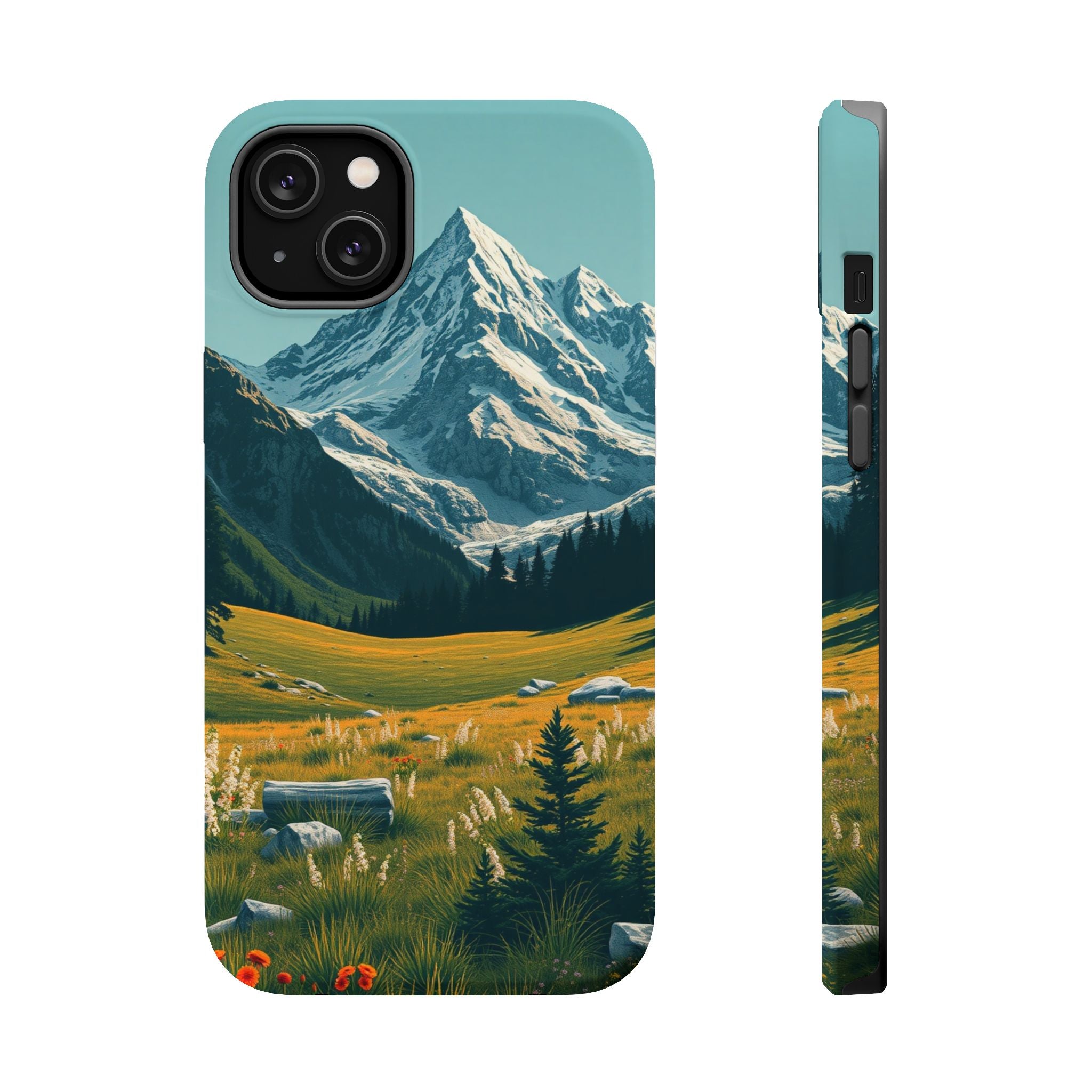 iPhone Alpine Meadow Bold Art 19 Bold Modern Everyday Snap Case · iPhone Case