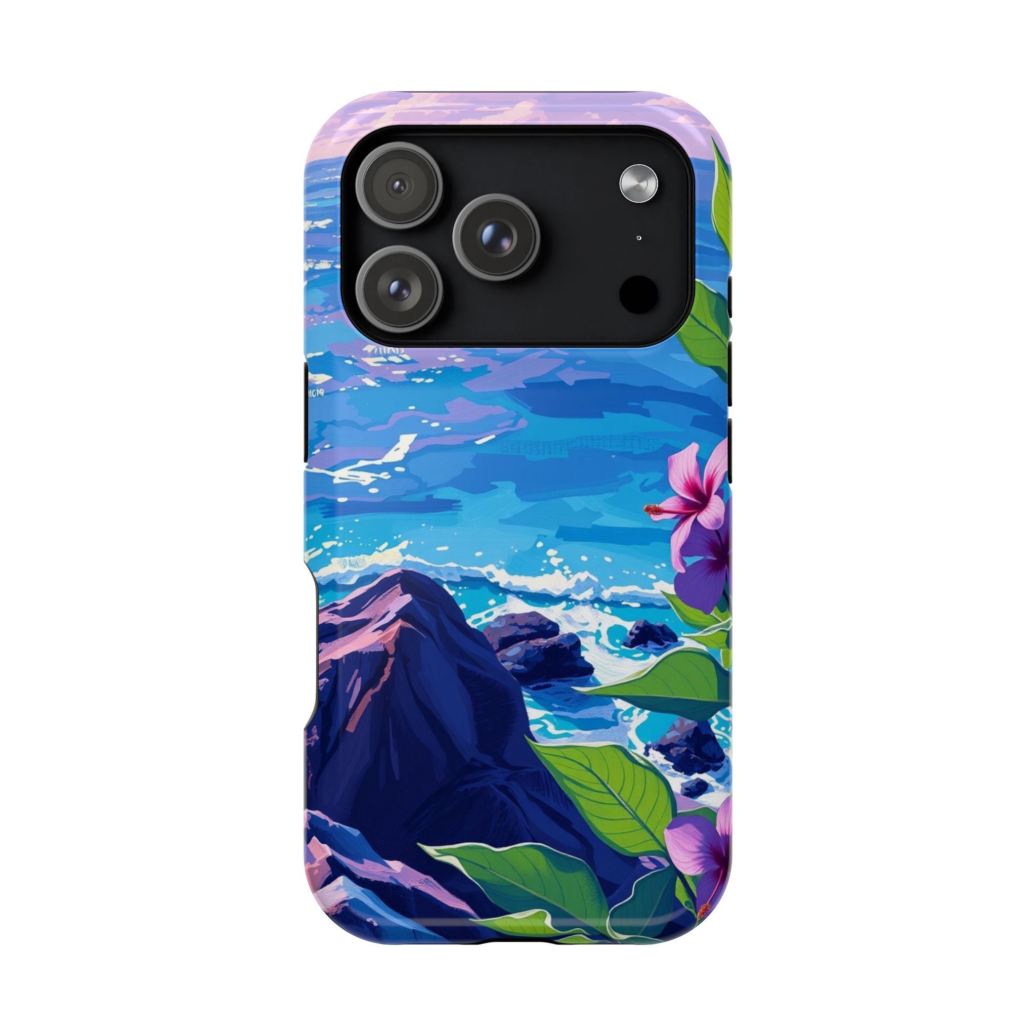 iPhone Hibiscus Coast Enchanted Art Slim Everyday Designer Case · iPhone Case