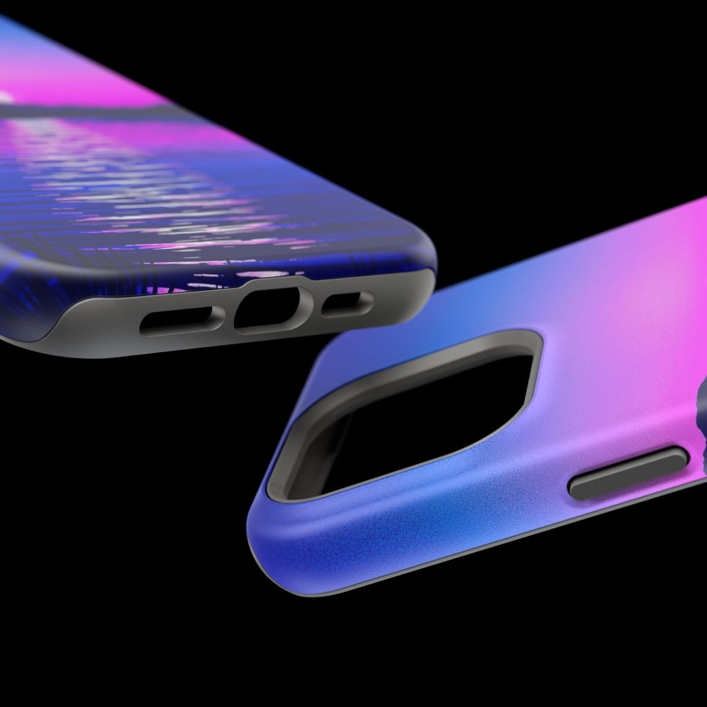 iPhone Indigo And Violet Lake at Twilight Slim iPhone Everyday Designer · iPhone