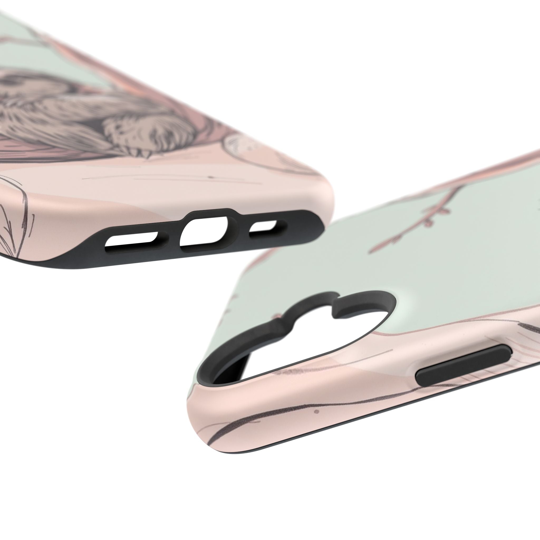 iPhone Cozy Sloth Mode Hand-Drawn Sketch Slim Everyday Designer Case · iPhone Ca