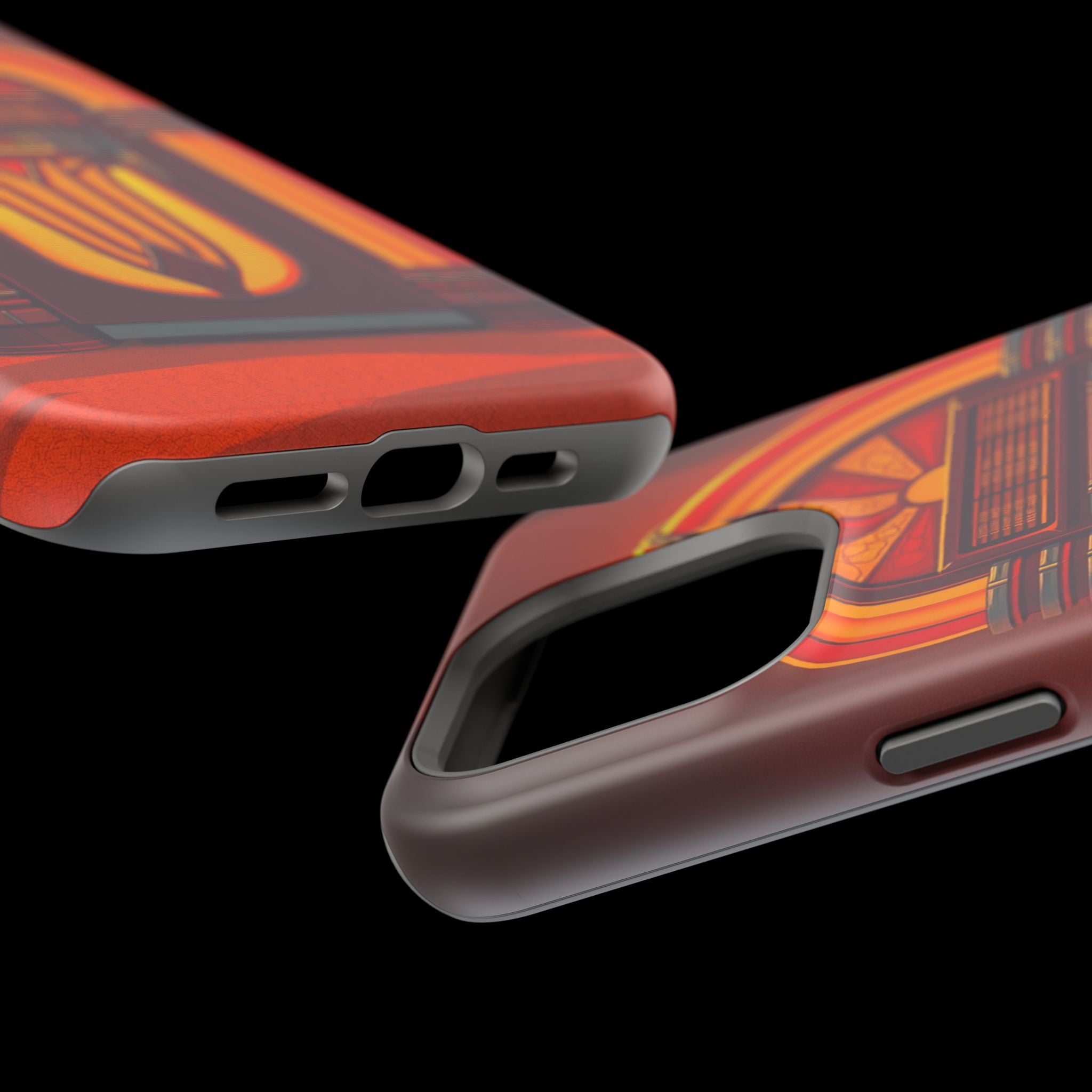 iPhone Jukebox Glow Pop Art Bold Bold Modern Everyday Snap Case · iPhone Case