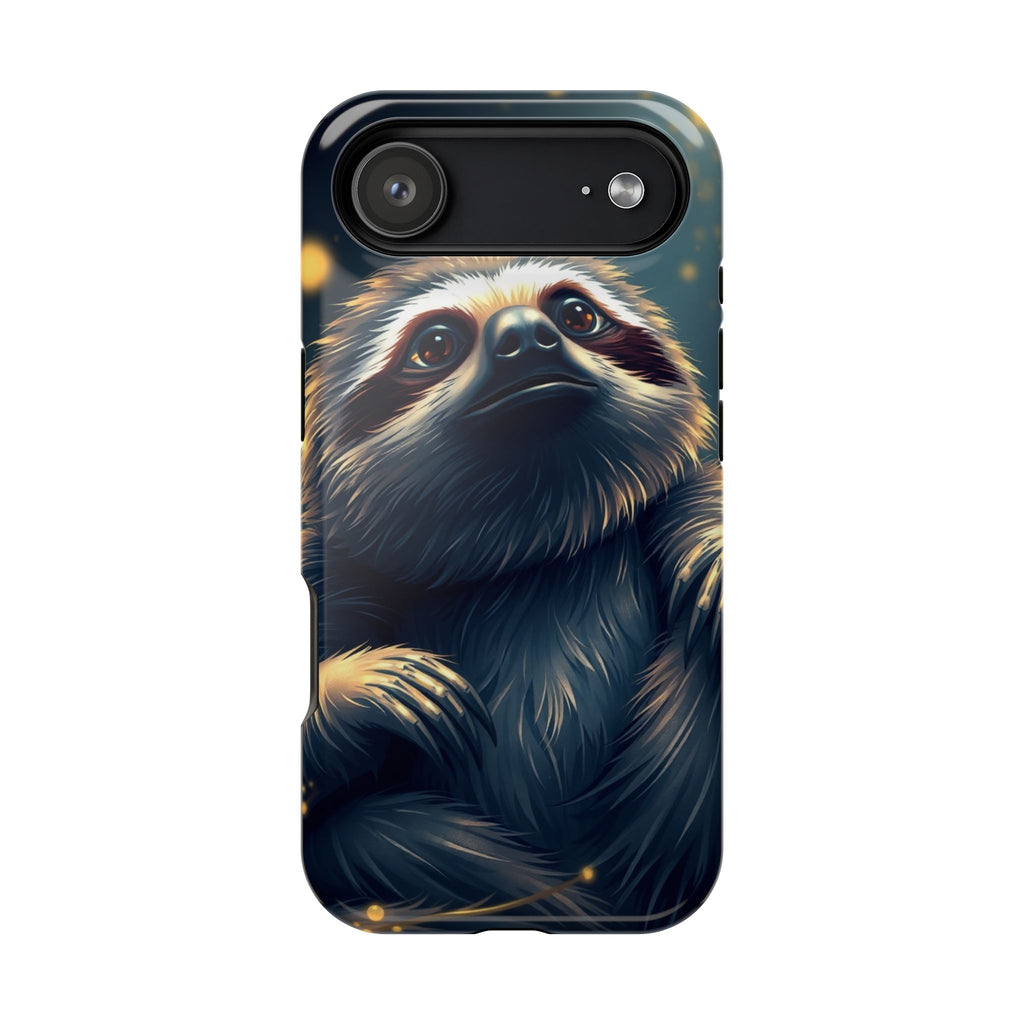 iPhone Vibrant Cozy Sloth Mode Design Slim Everyday Designer Case · iPhone Case