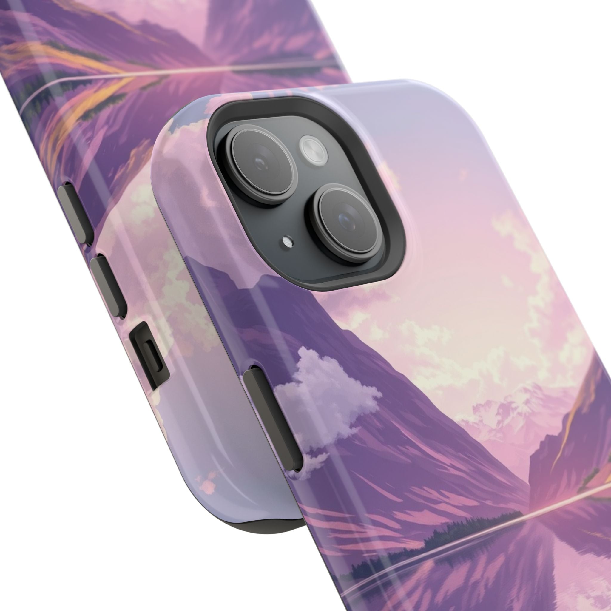iPhone Lavender And Pearl Fjord Reflection Slim iPhone Everyday · iPhone Case