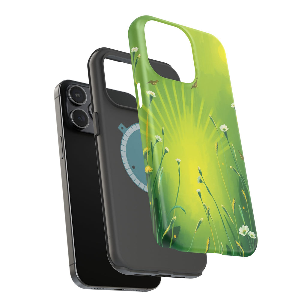 iPhone Spring Meadow Cinematic Art Bold Modern Everyday Snap Case · iPhone Case