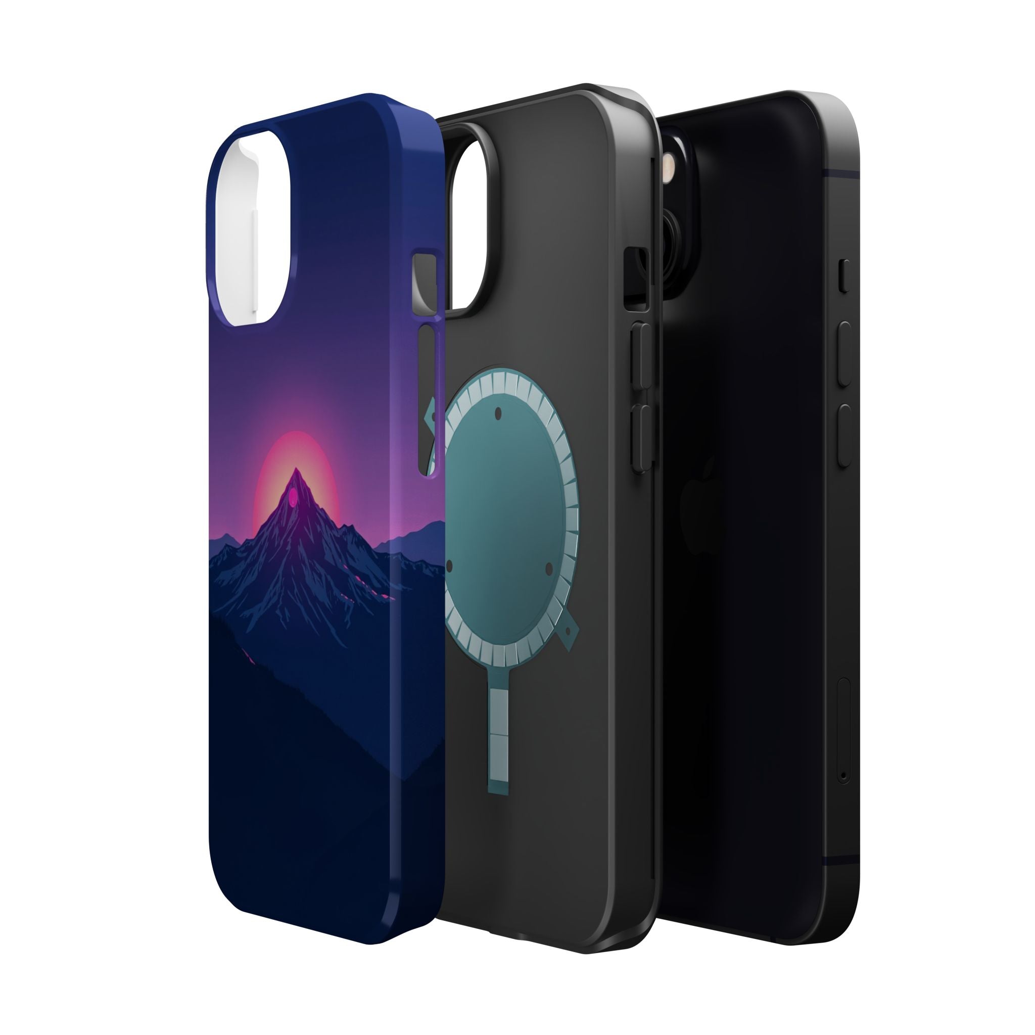 iPhone Mountain at Sunrise Electric Art Slim Everyday iPhone 15 · iPhone Case