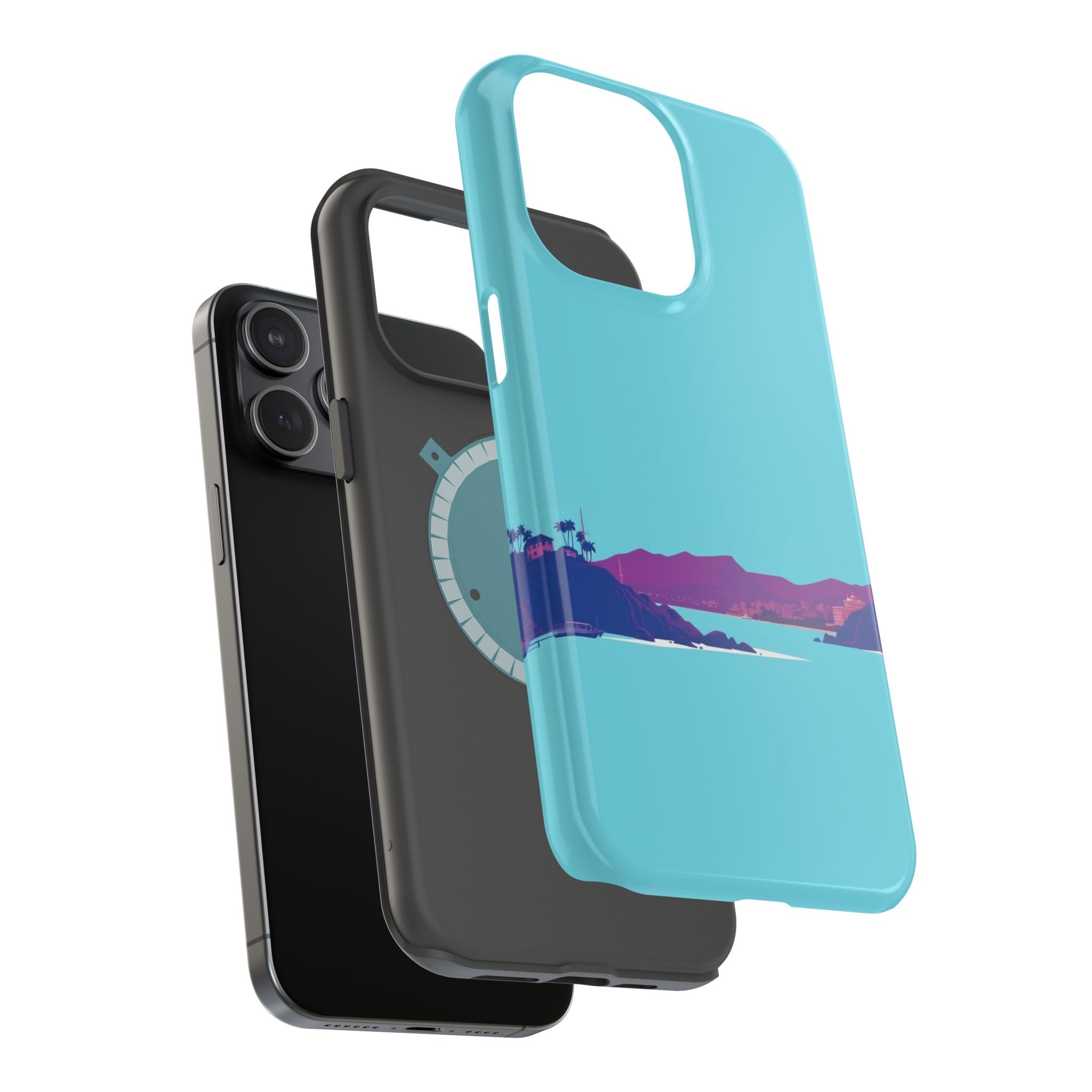 iPhone Hibiscus Coast Mystic Art Bold Modern Everyday Snap Case · iPhone Case