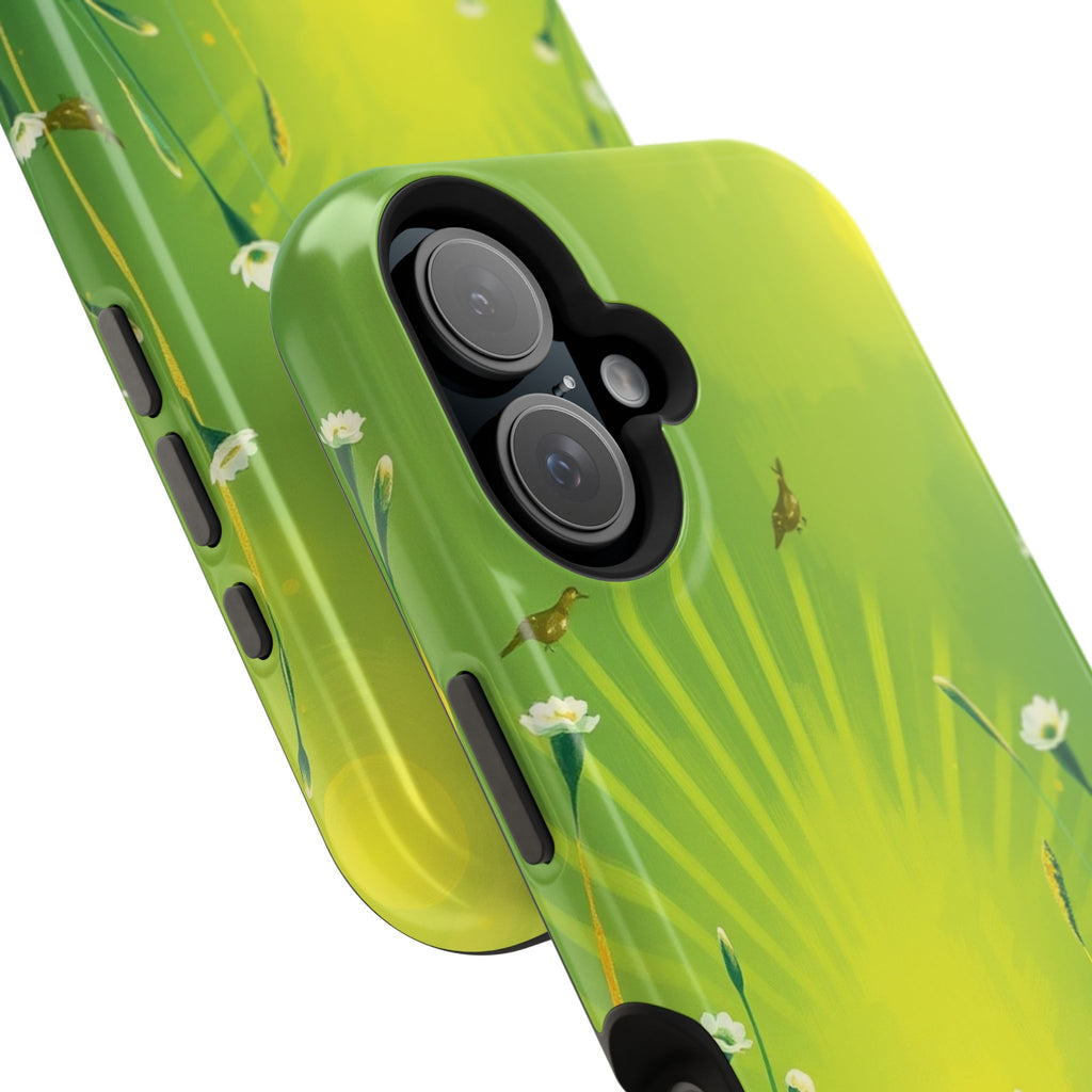 iPhone Spring Meadow Cinematic Art Bold Modern Everyday Snap Case · iPhone Case