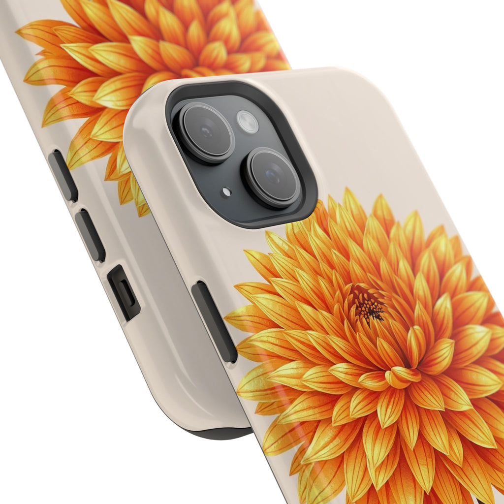iPhone Chrysanthemum Classic Gold Foil Luxury Slim iPhone Everyday · iPhone Case